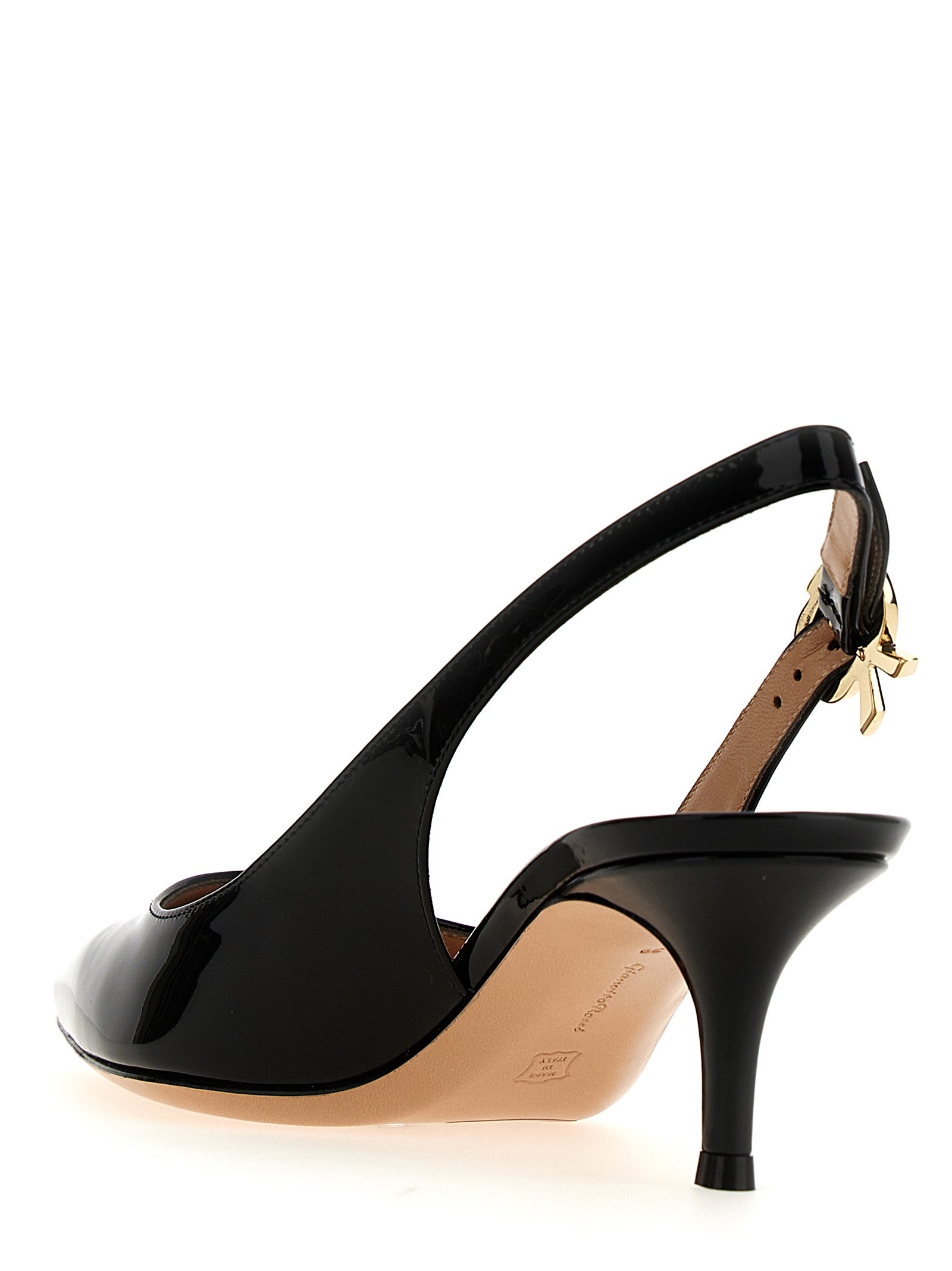 Gianvito Rossi Patent Leather Slingback