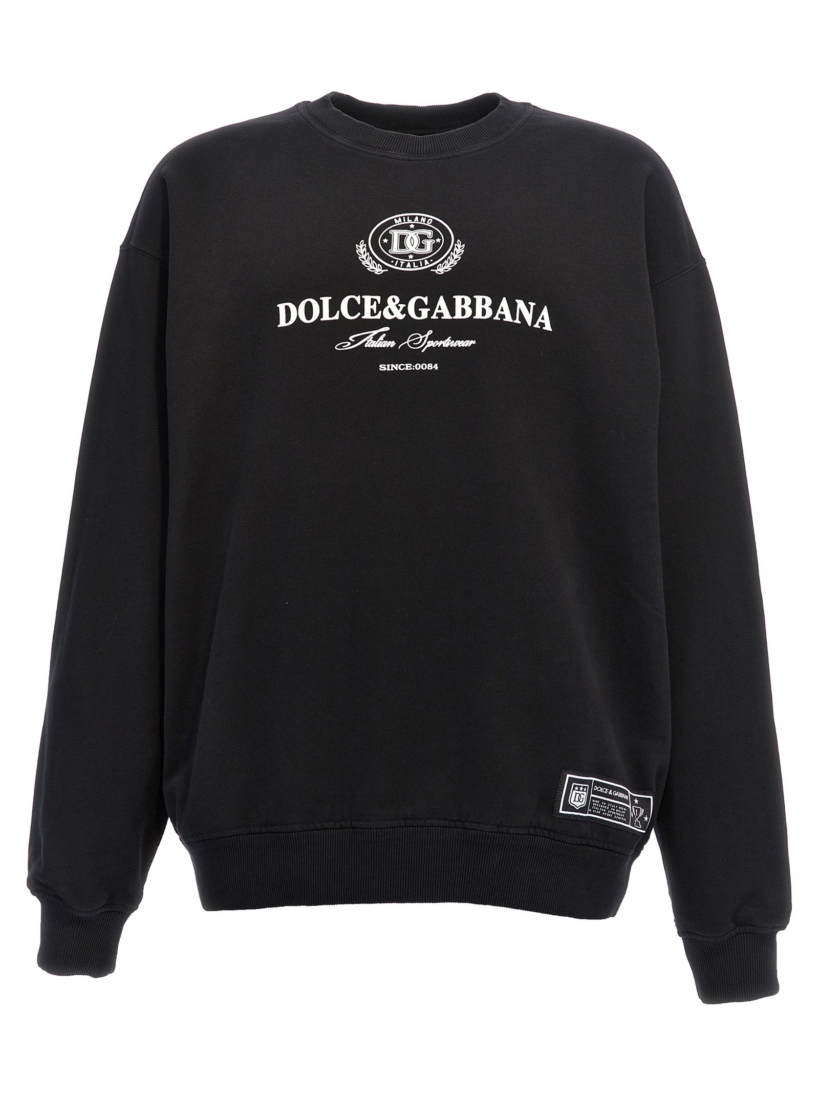 Dolce & Gabbana Flocked Logo Sweatshirt