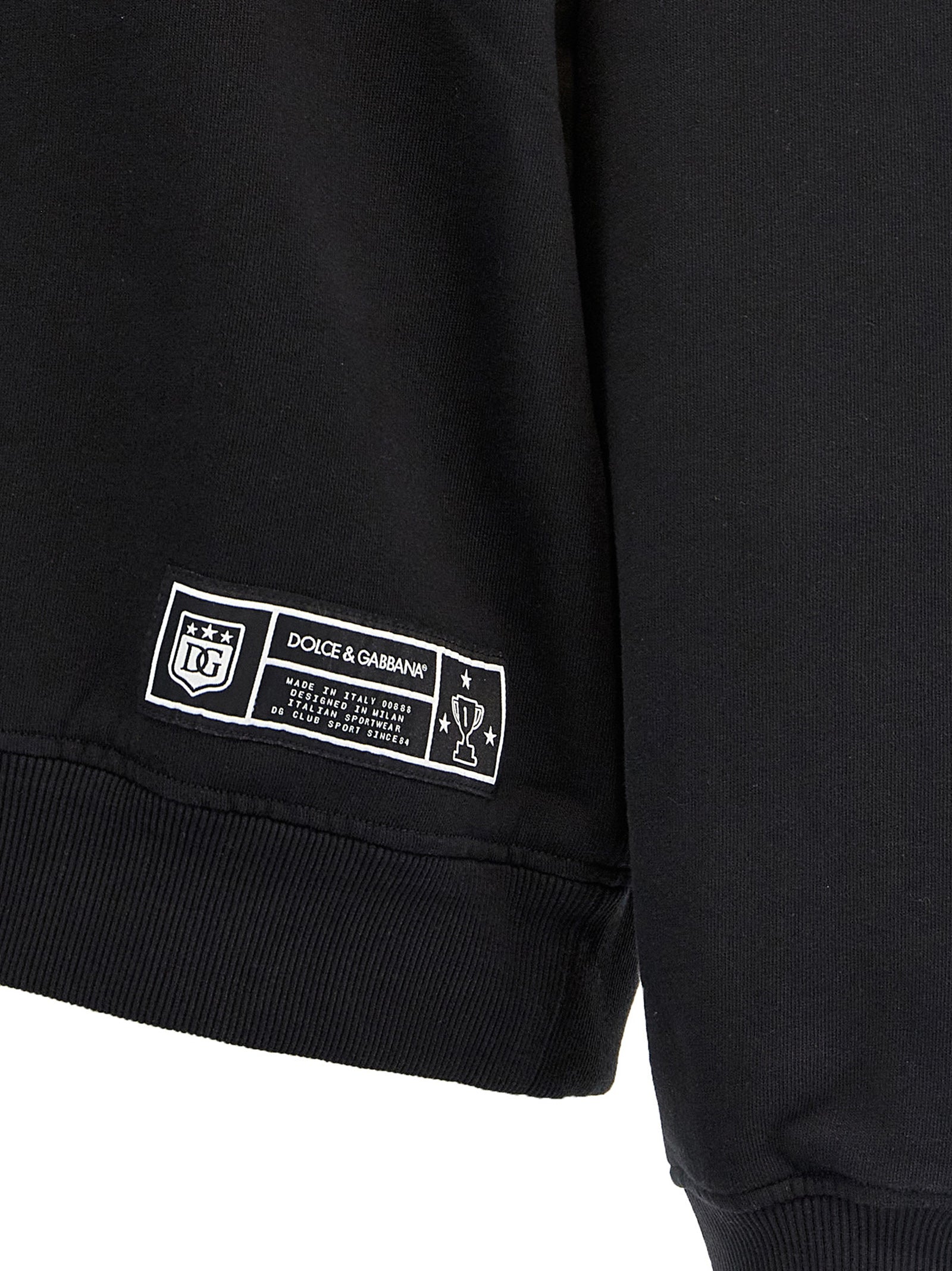 Dolce & Gabbana Flocked Logo Sweatshirt