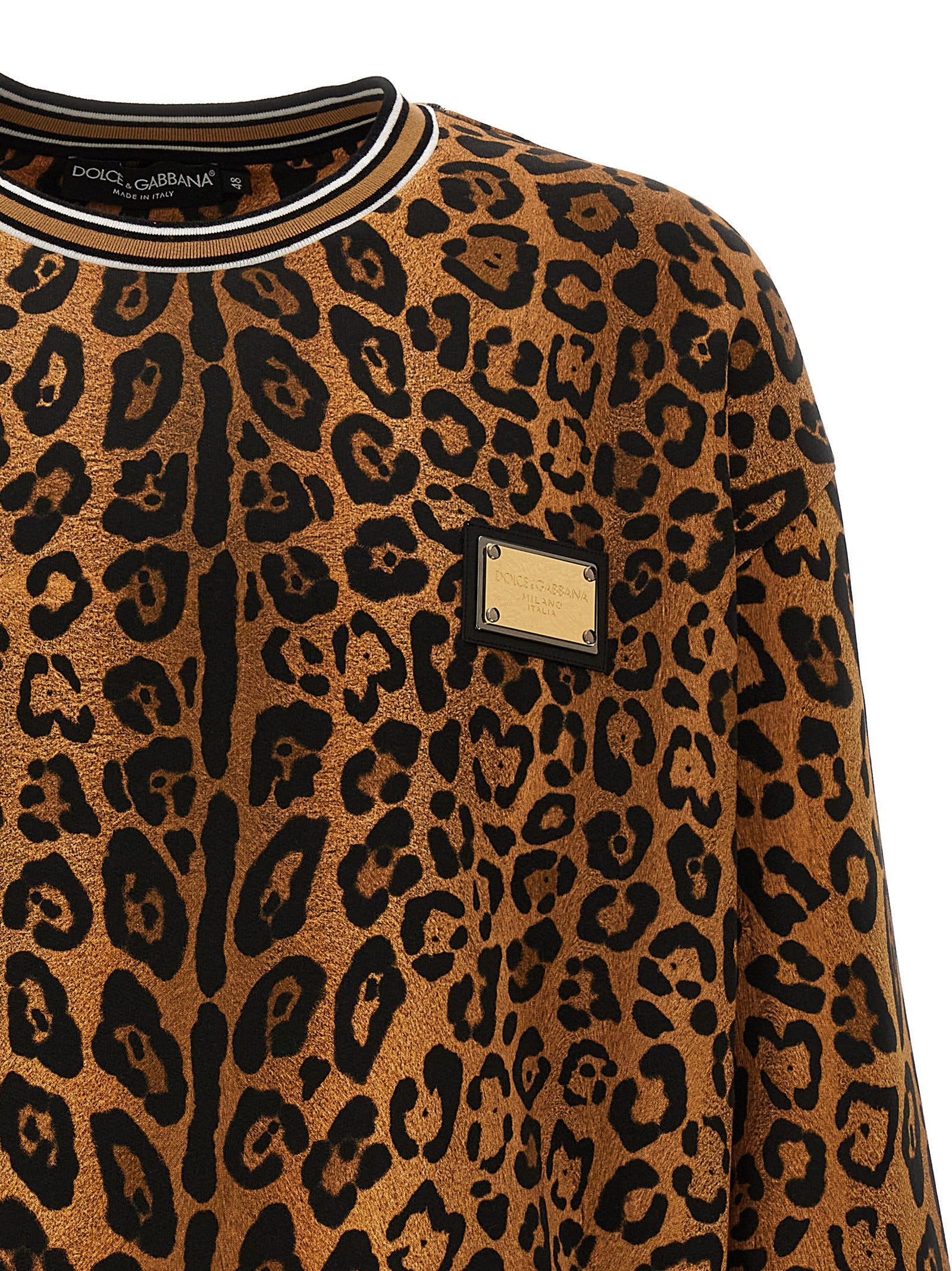 Dolce & Gabbana Leopard Print Sweatshirt