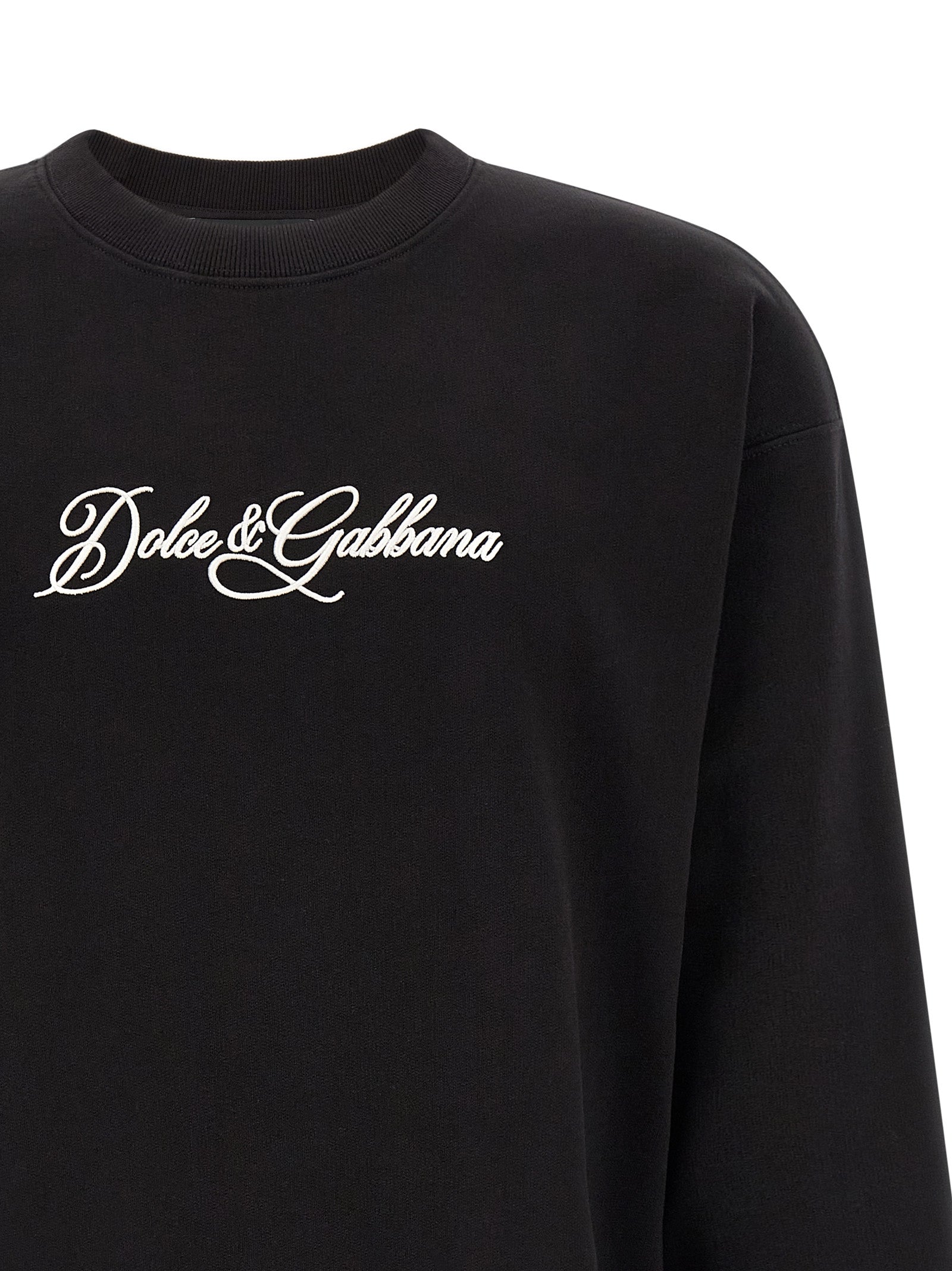 Dolce & Gabbana Logo Embroidery Sweatshirt