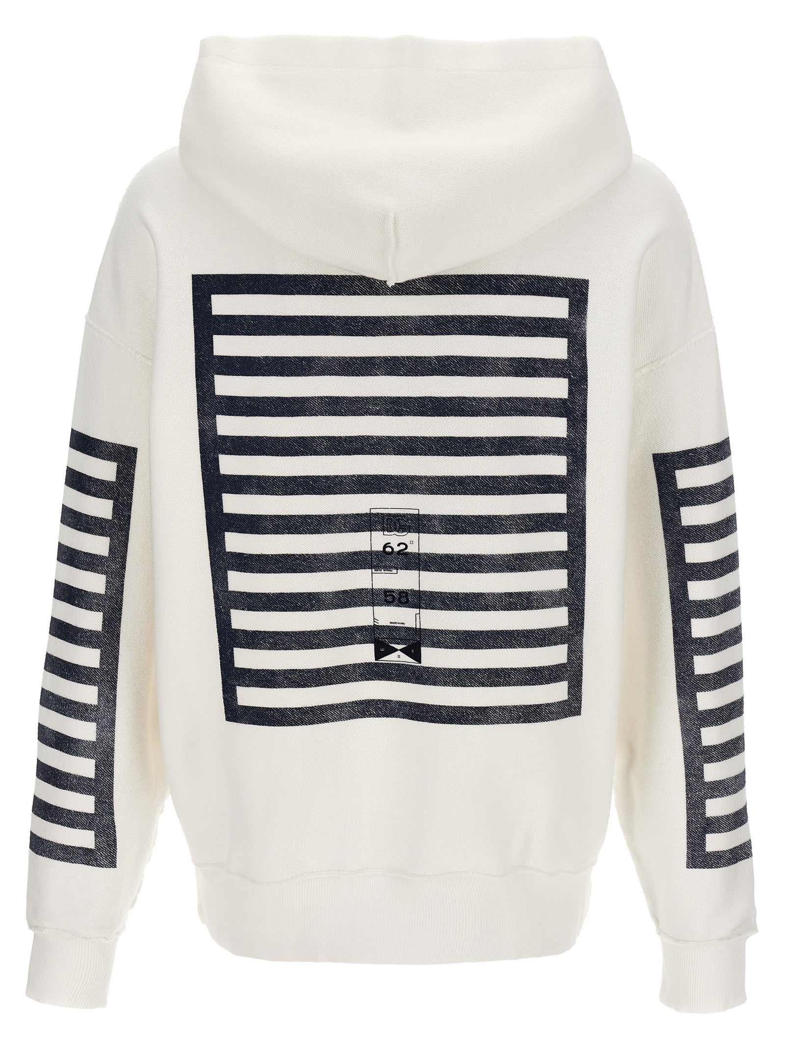 Dolce & Gabbana Marine Print Hoodie