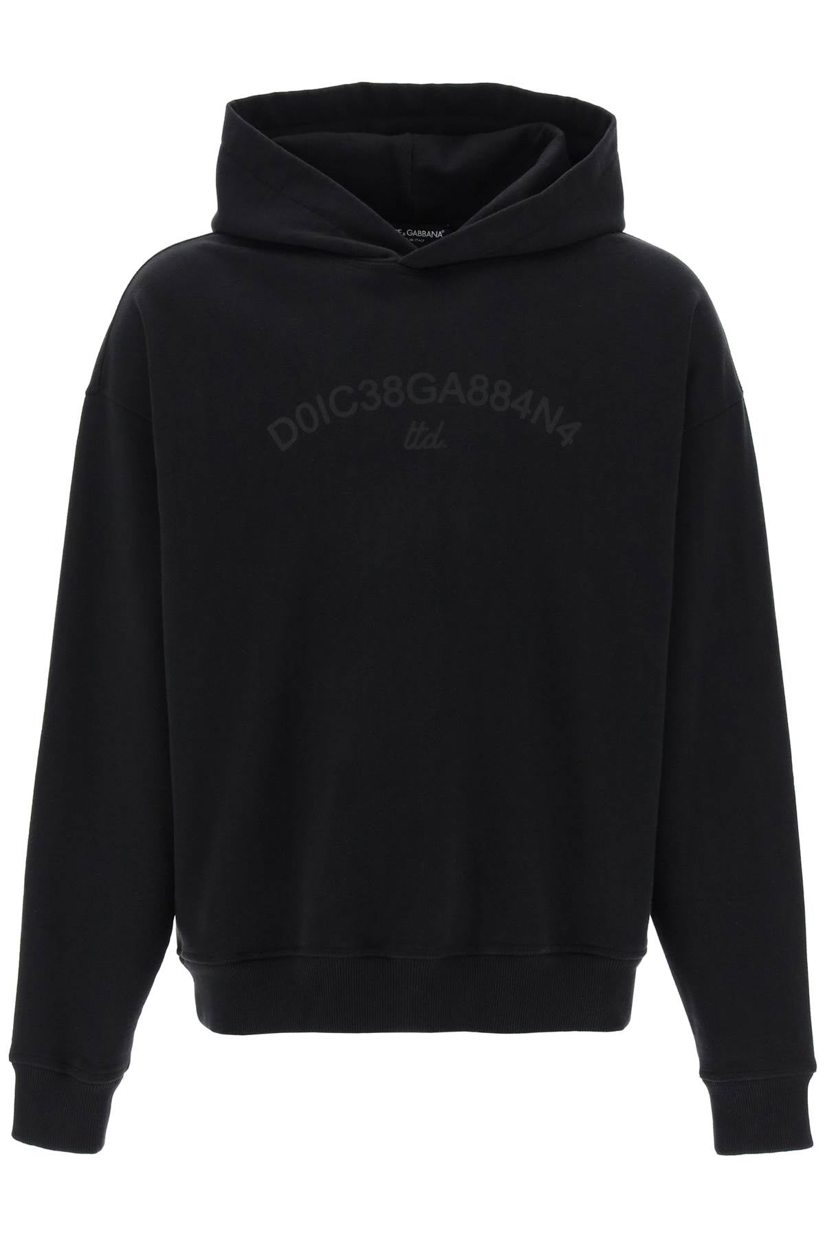 Dolce & Gabbana Hooded Sweatshirt With Logo Print