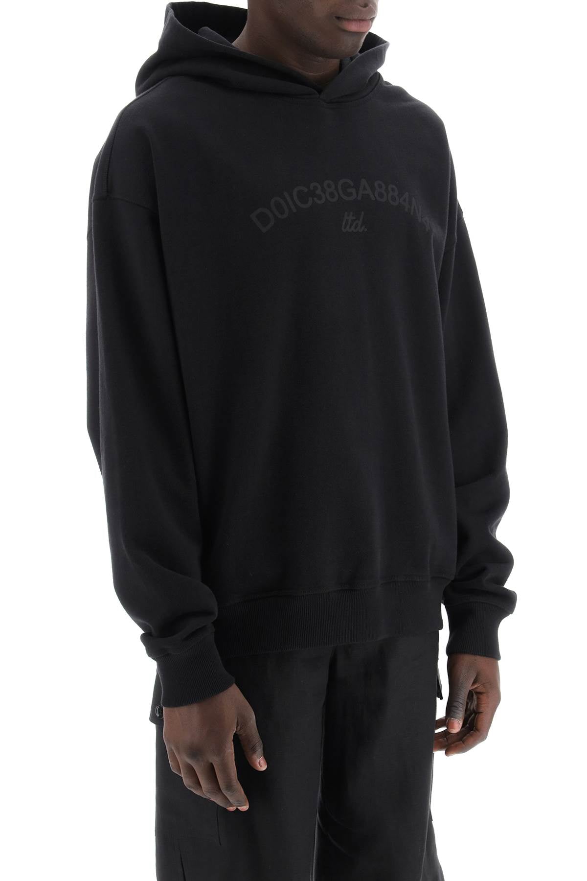 Dolce & Gabbana Hooded Sweatshirt With Logo Print