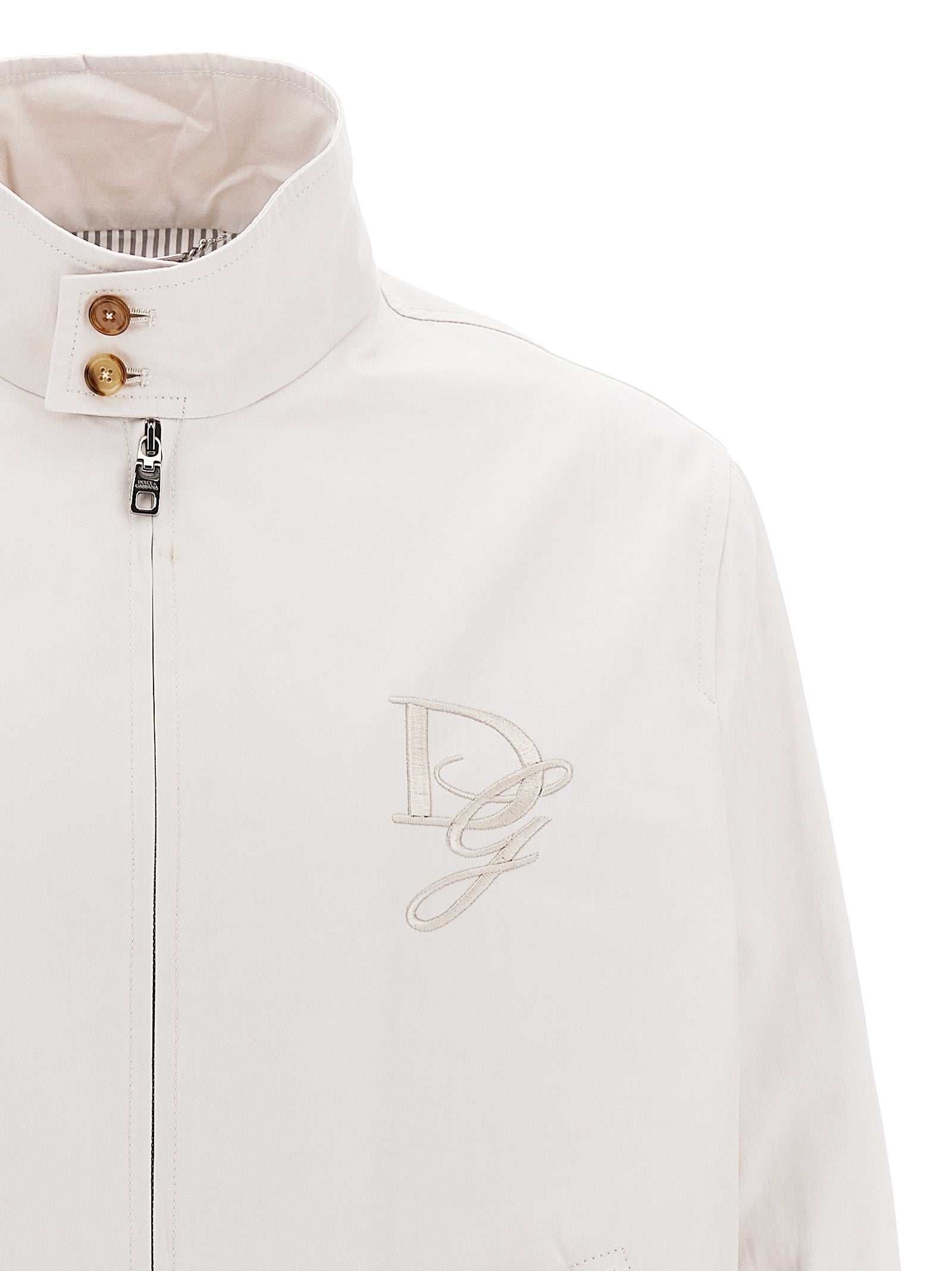 Dolce & Gabbana Logo Embroidery Jacket