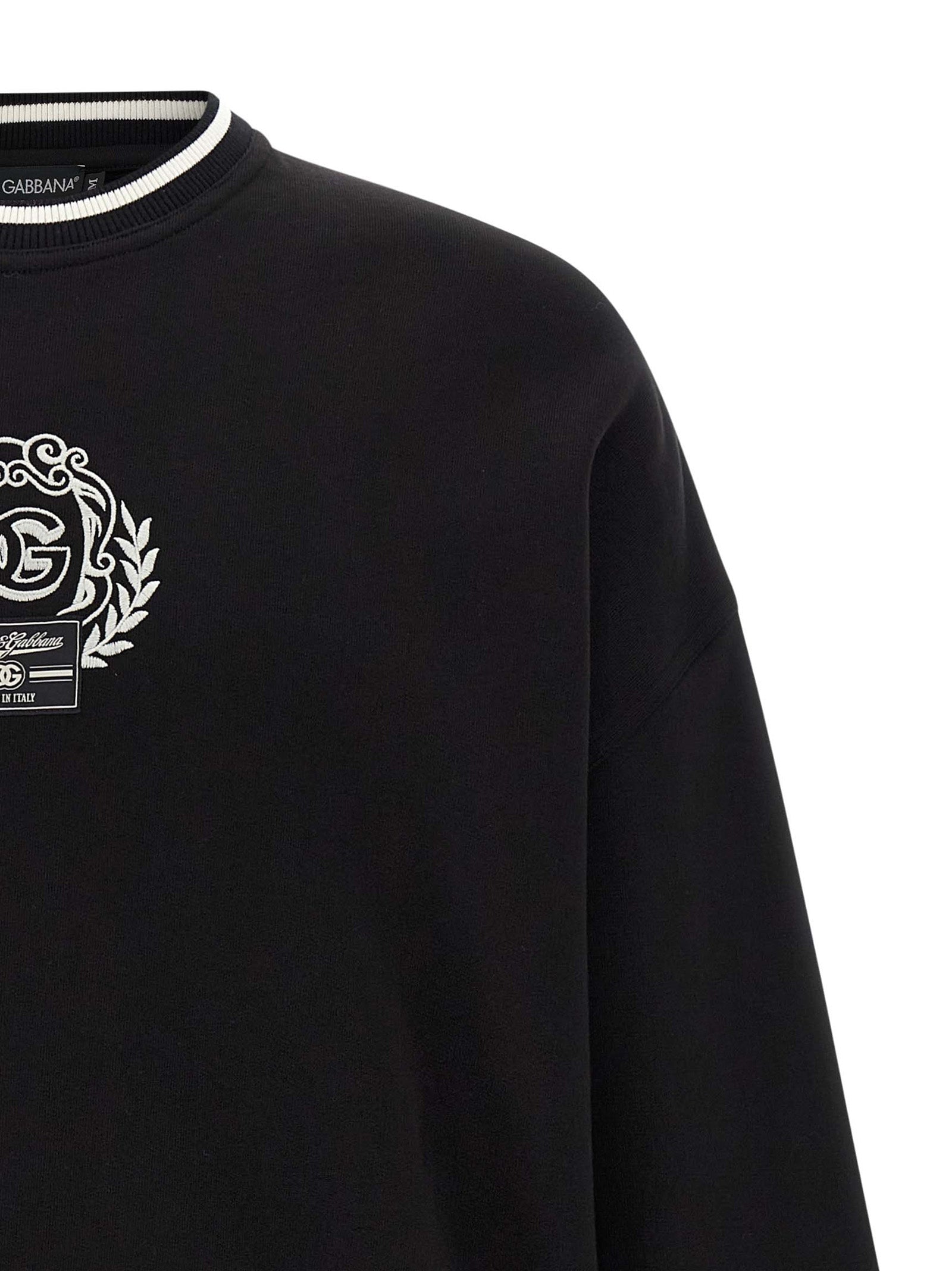Dolce & Gabbana Logo Embroidery Sweatshirt