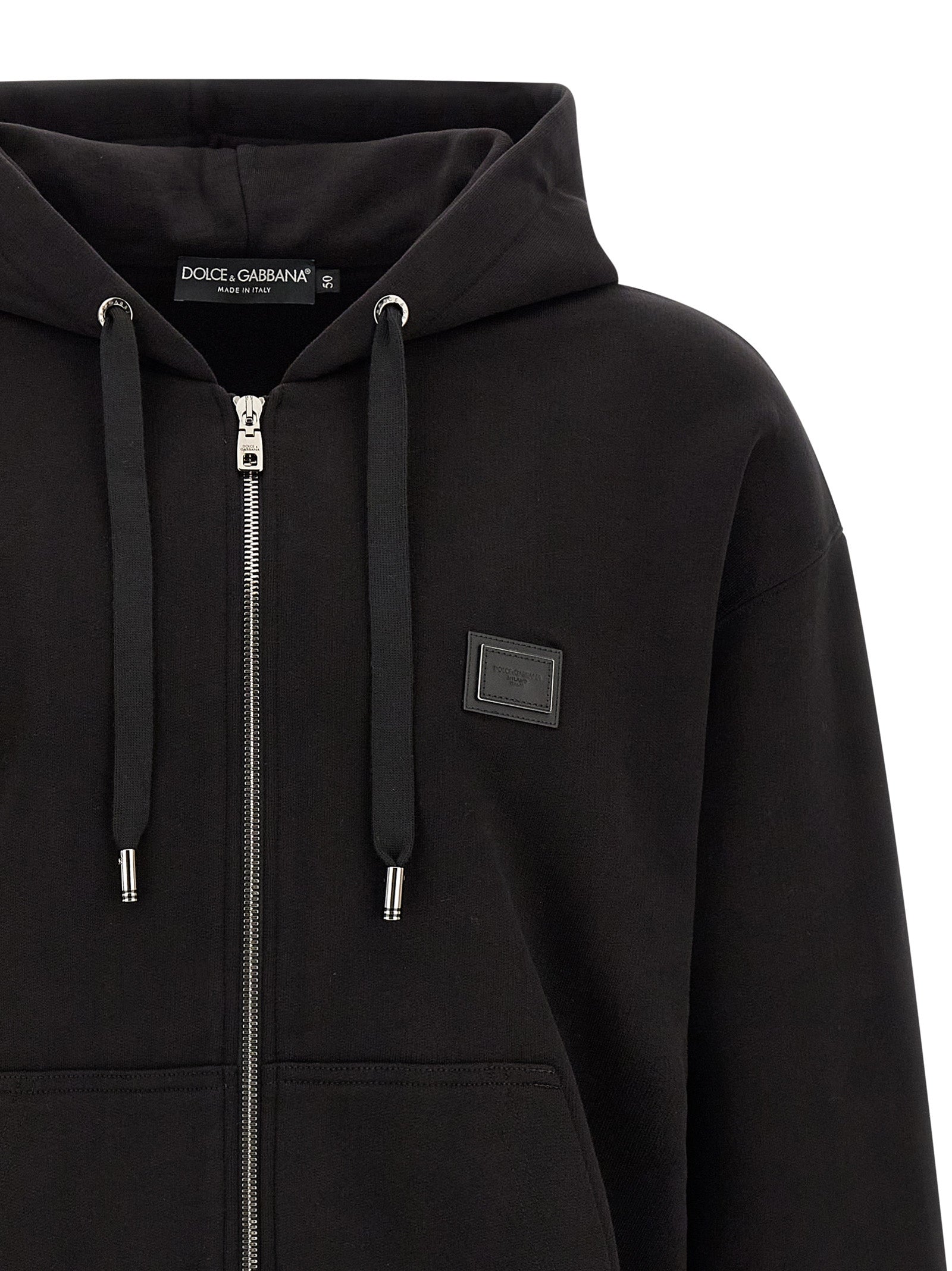 Dolce & Gabbana Logo Plaque Hoodie