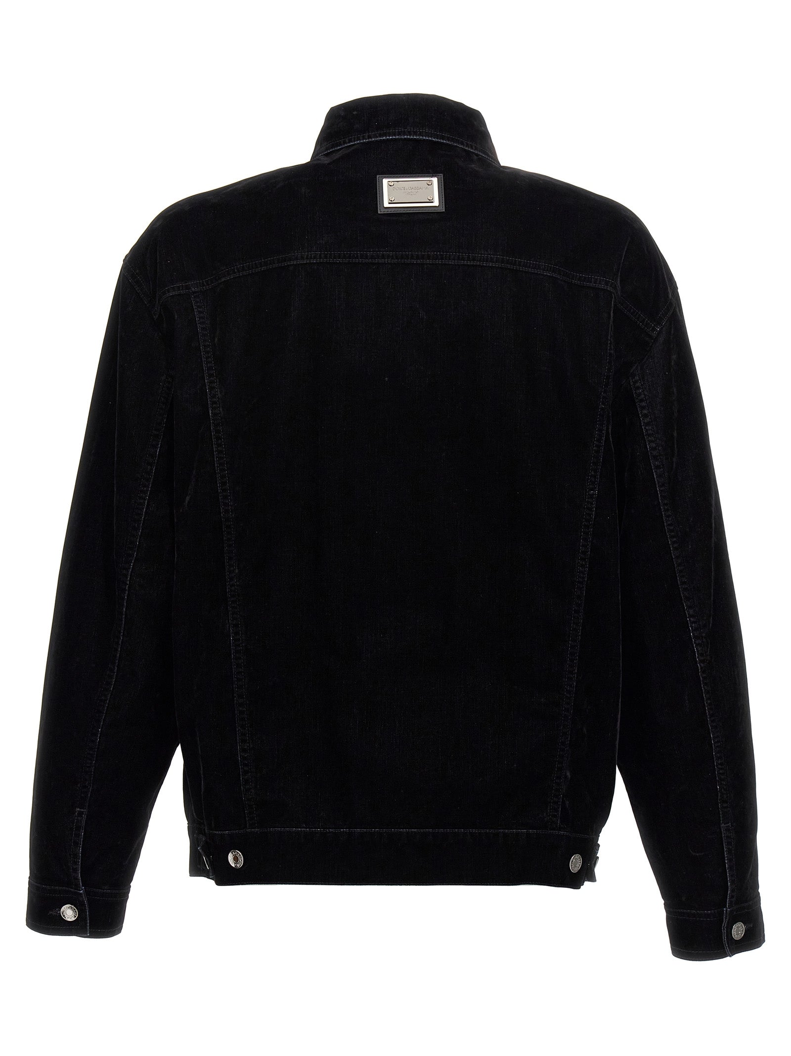 Dolce & Gabbana Velvet Shirt Jacket