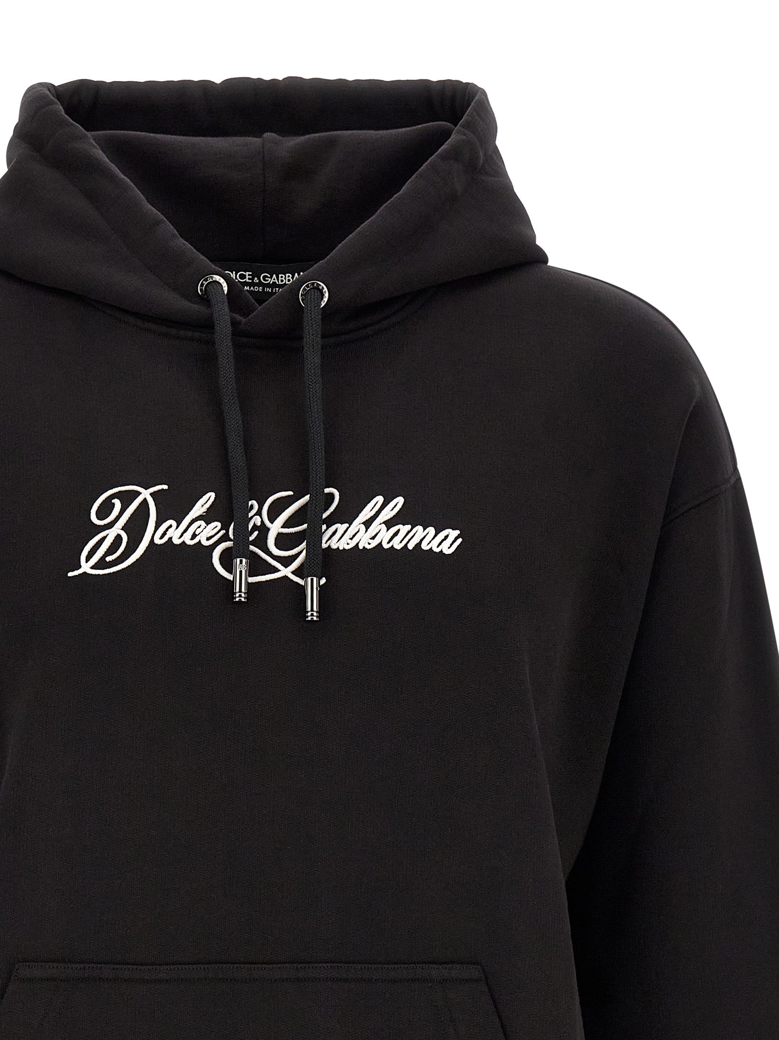 Dolce & Gabbana Logo Embroidery Hoodie