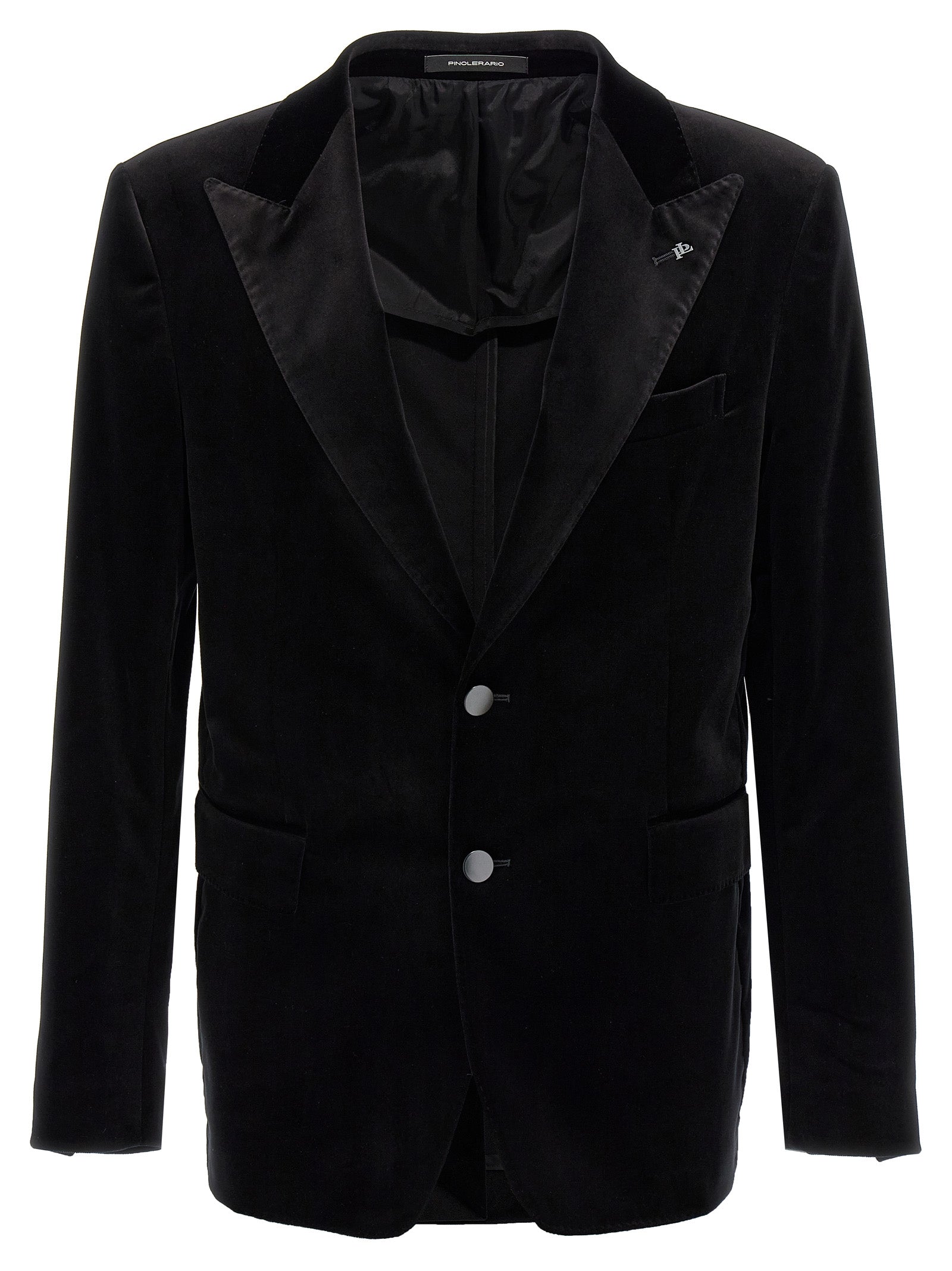 Tagliatore One-Breasted Velvet Blazer