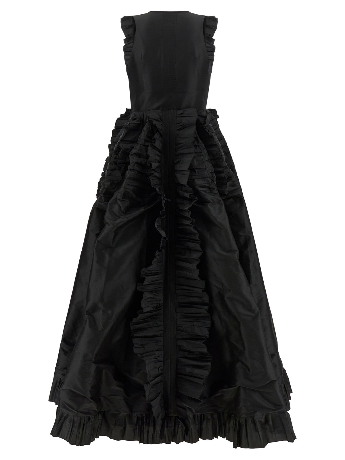 Giovanni Bedin Ruffle Train Dress