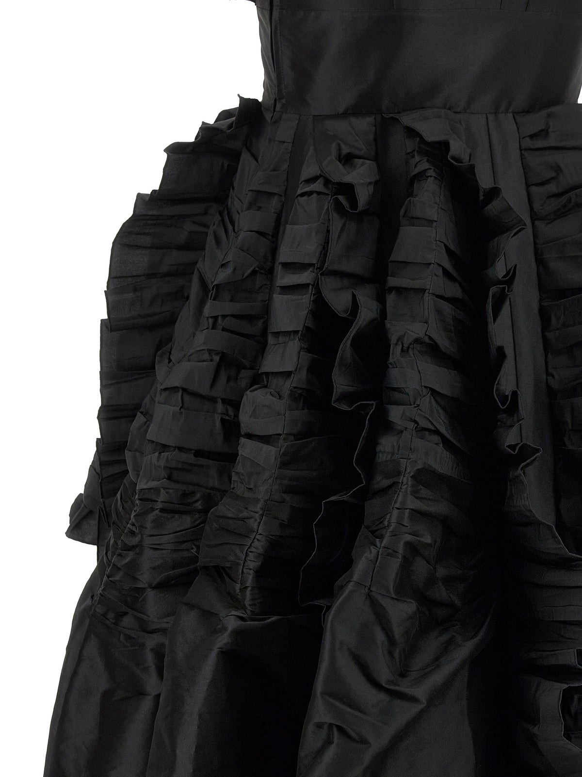 Giovanni Bedin Ruffle Train Dress