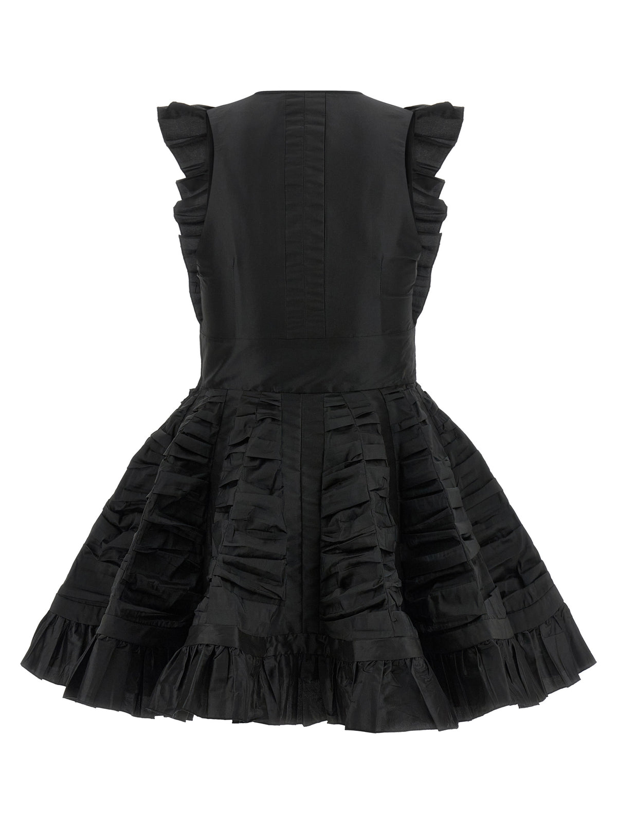 Giovanni Bedin Black Ruffle Dress