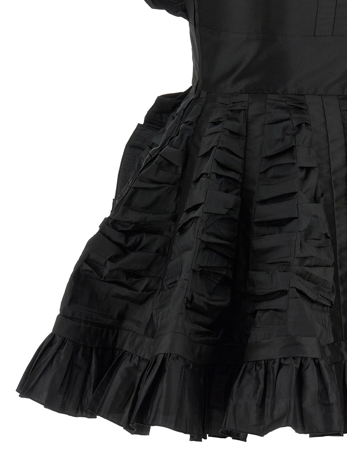 Giovanni Bedin Black Ruffle Dress