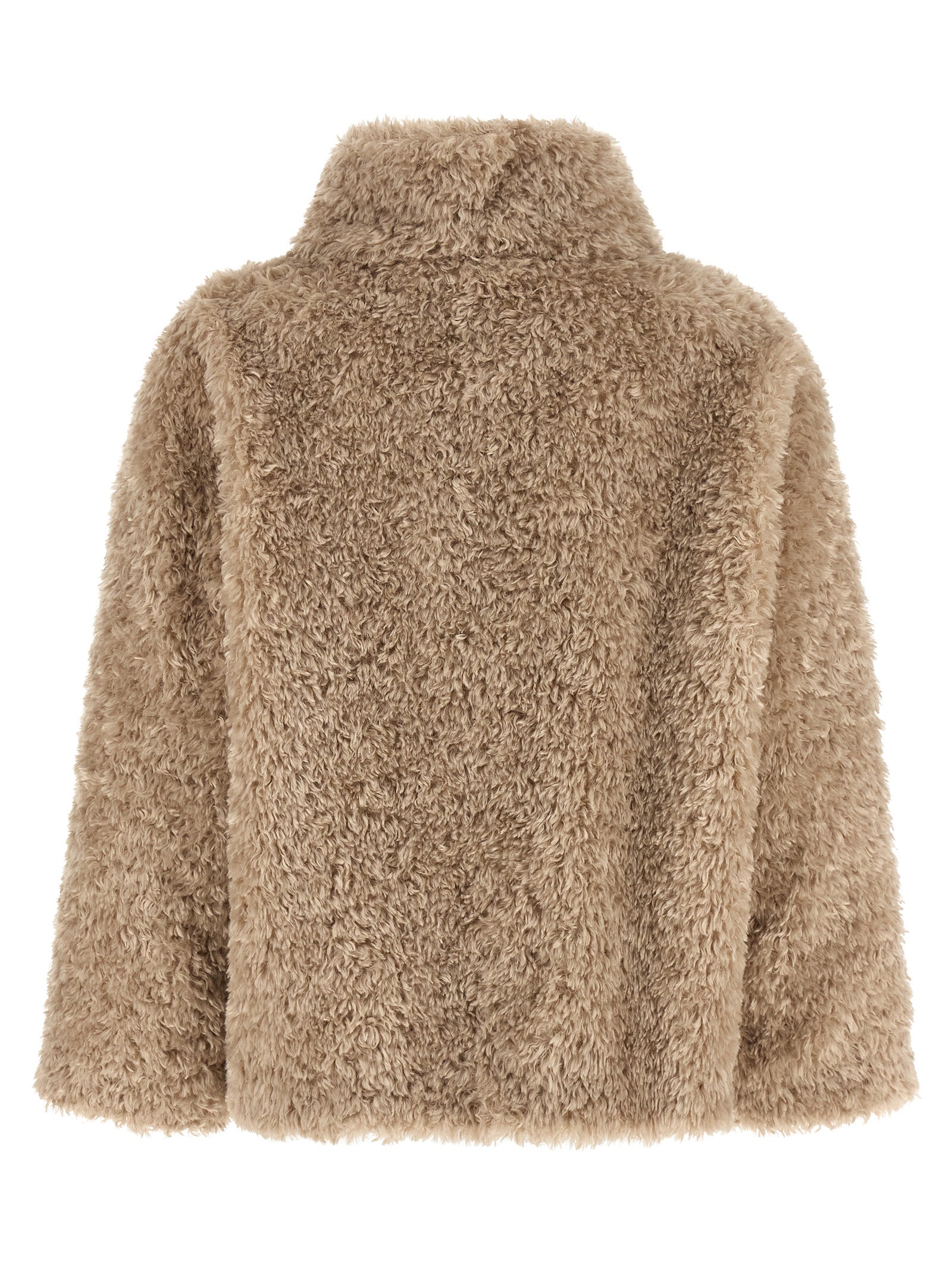 Herno Curled Shearling Effect Coat