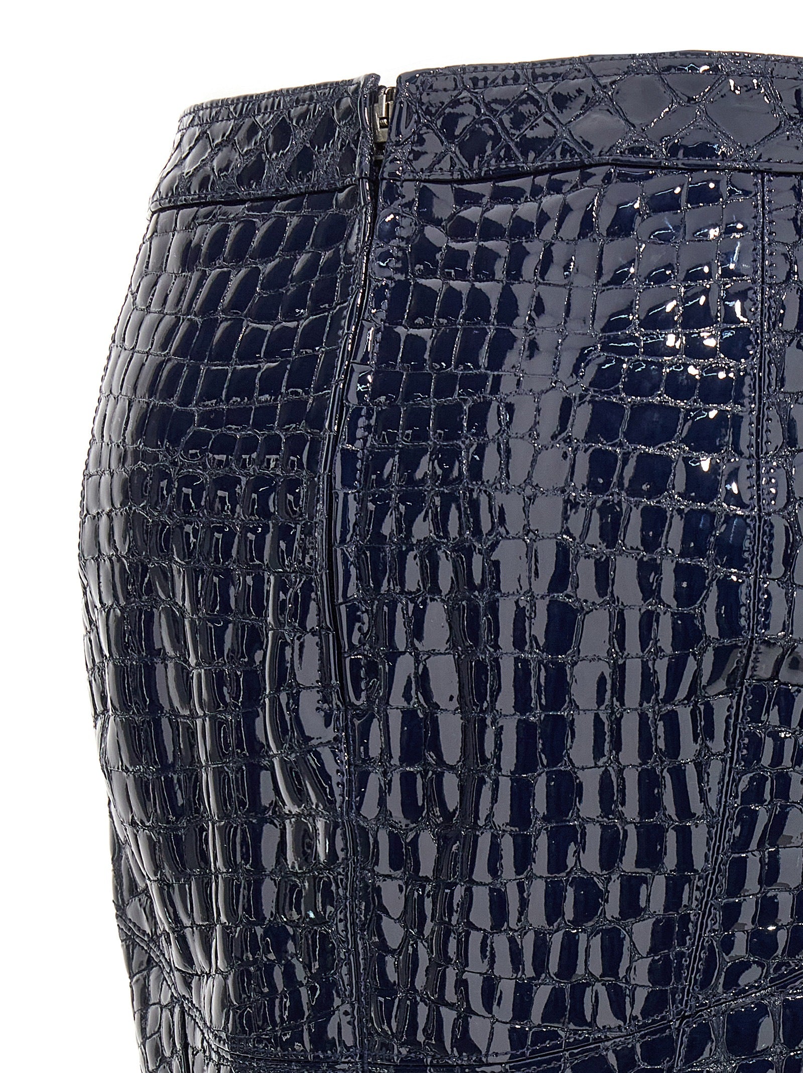 Tom Ford Croc Print Skirt