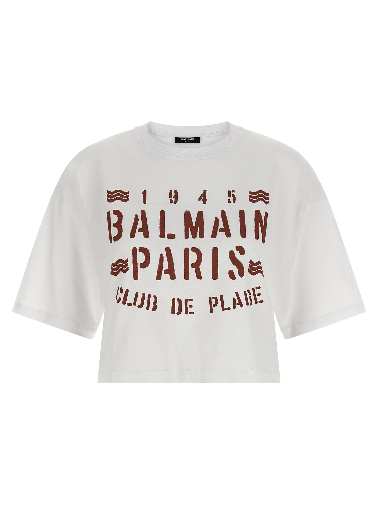 Balmain 'Plage' Print T-Shirt