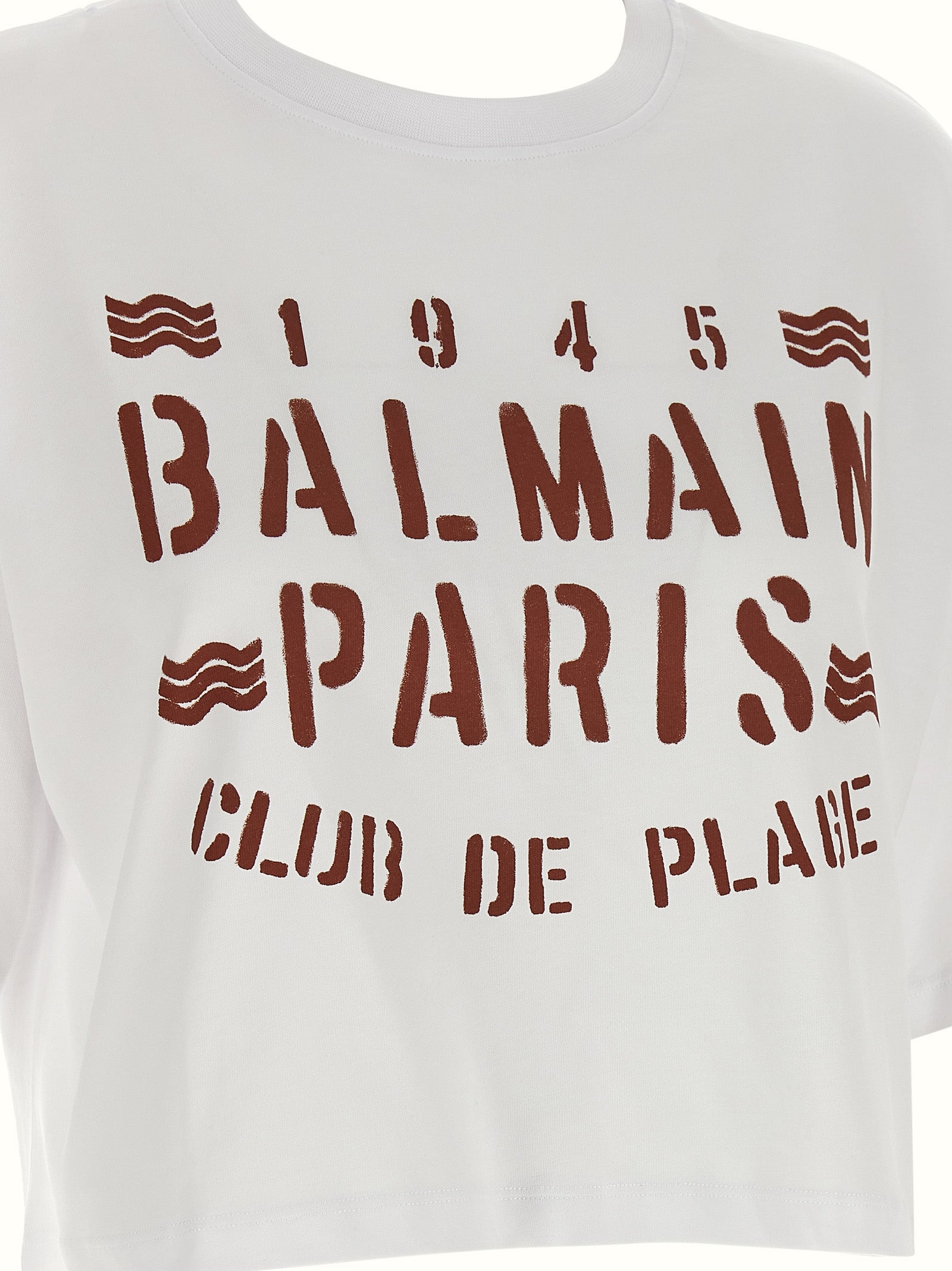 Balmain 'Plage' Print T-Shirt