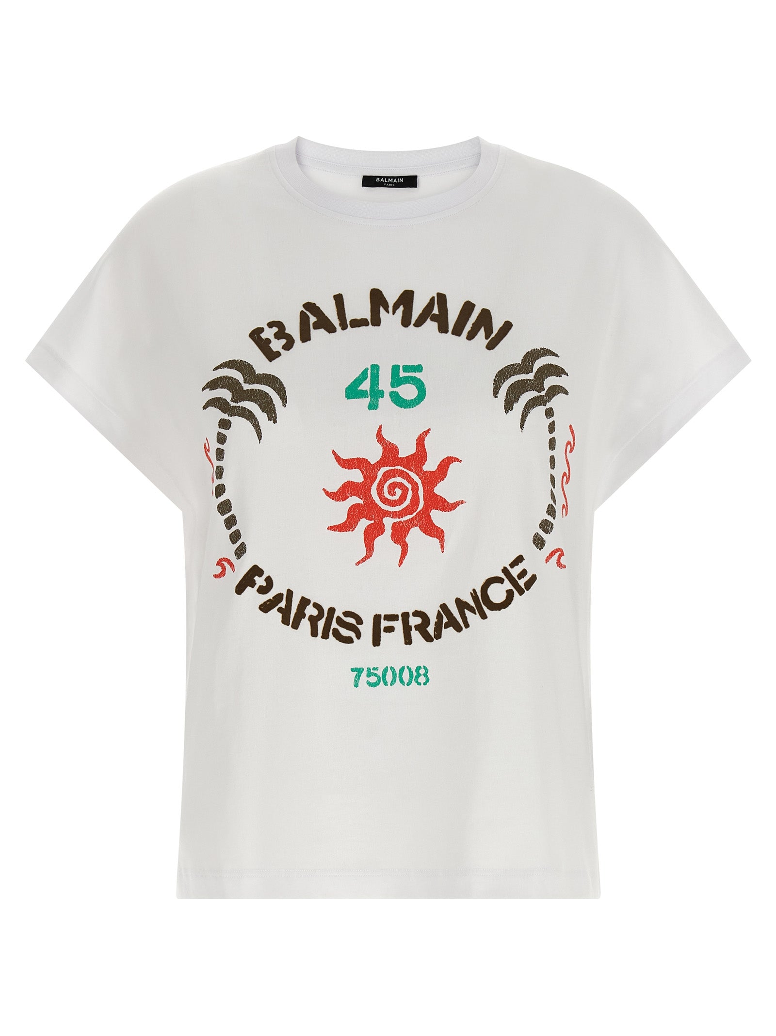 Balmain 'Club 45' Print T-Shirt