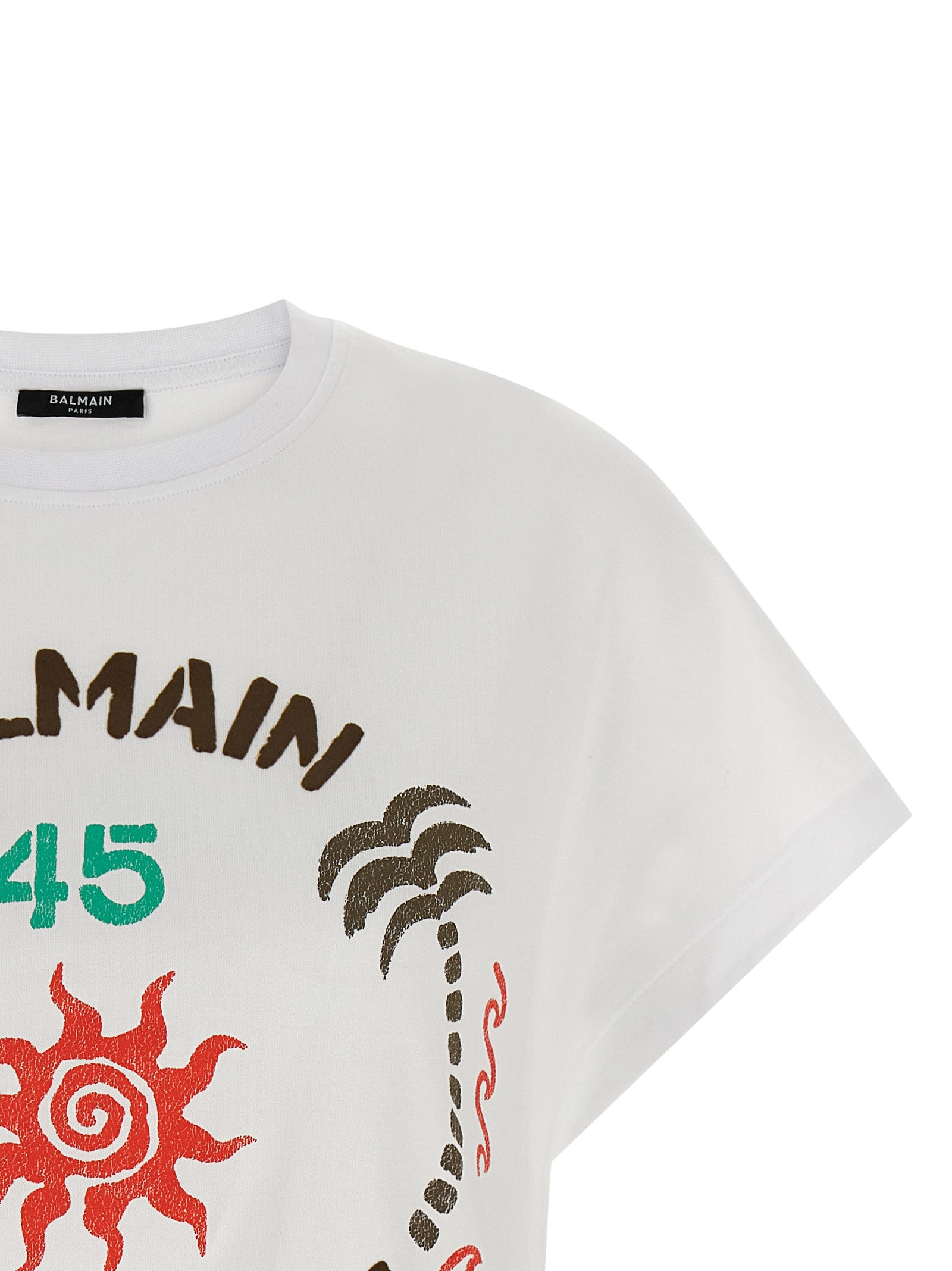Balmain 'Club 45' Print T-Shirt