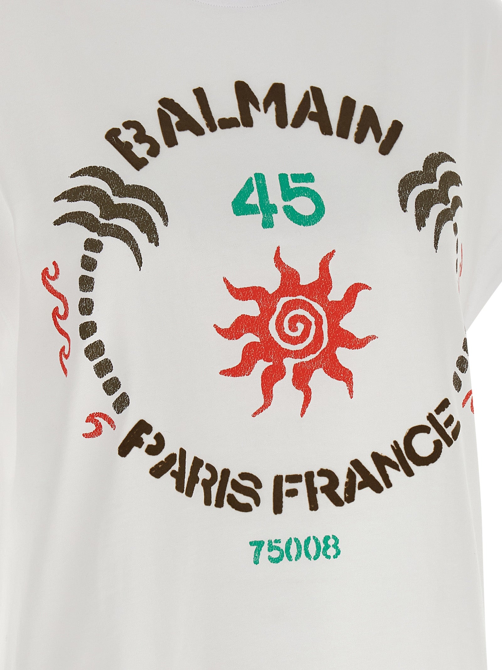 Balmain 'Club 45' Print T-Shirt