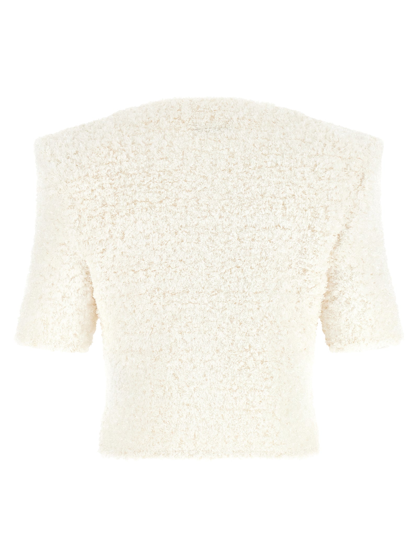 Balmain Cardigan Tweed Plumetis