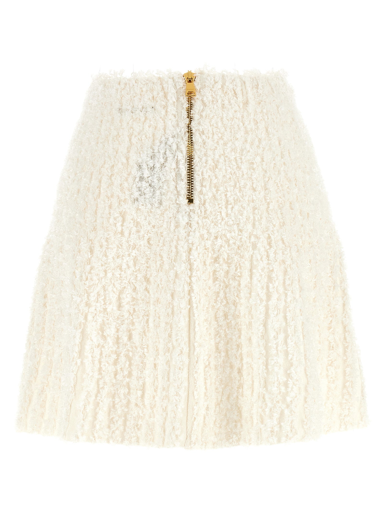 Balmain Plumetis Tweed Skirt