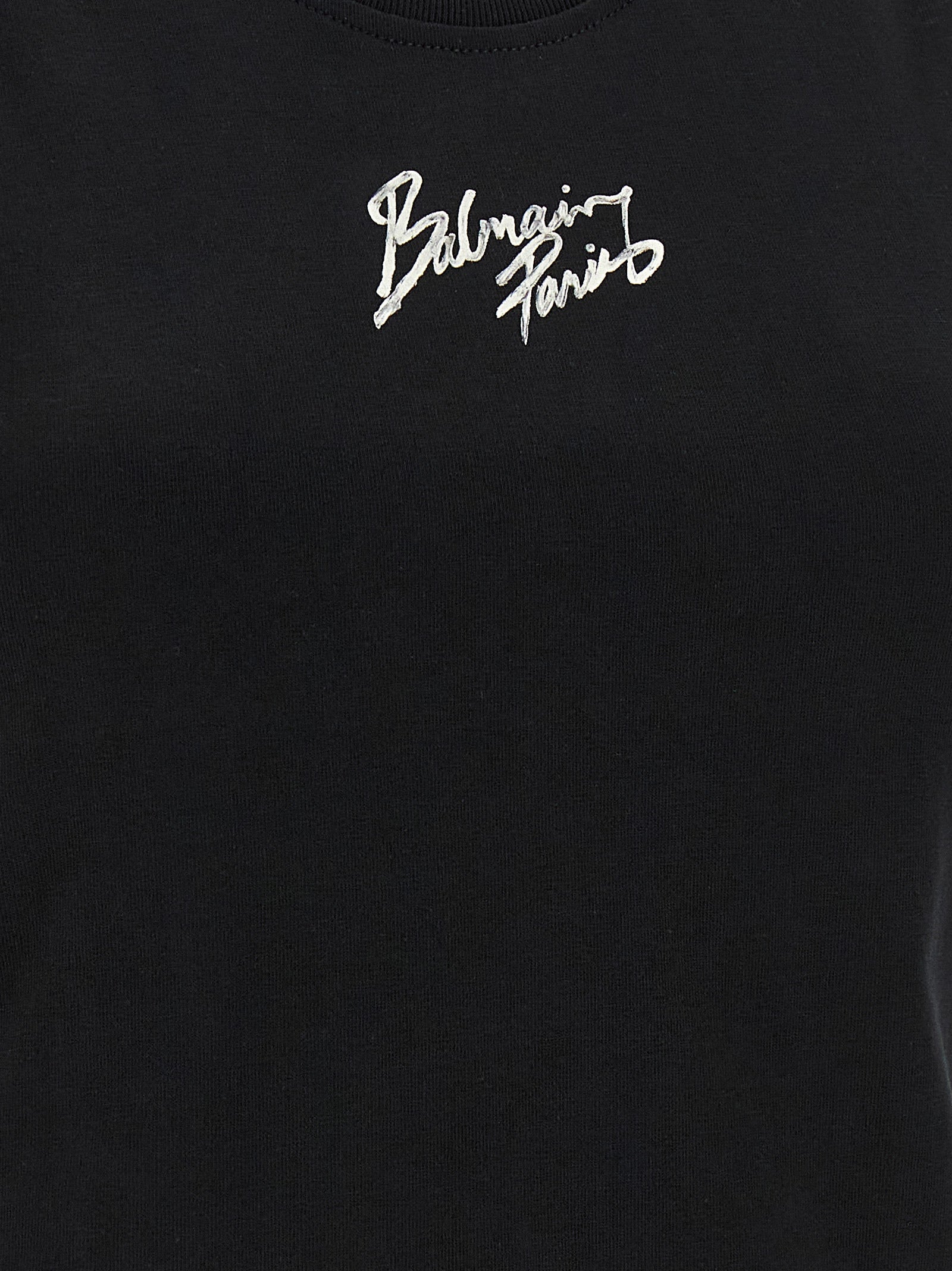 Balmain 'Balmain Paris' Print Top