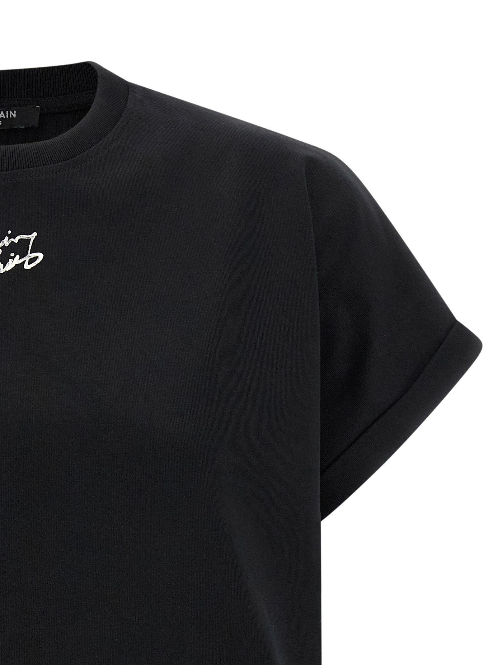 Balmain Cropped T-Shirt