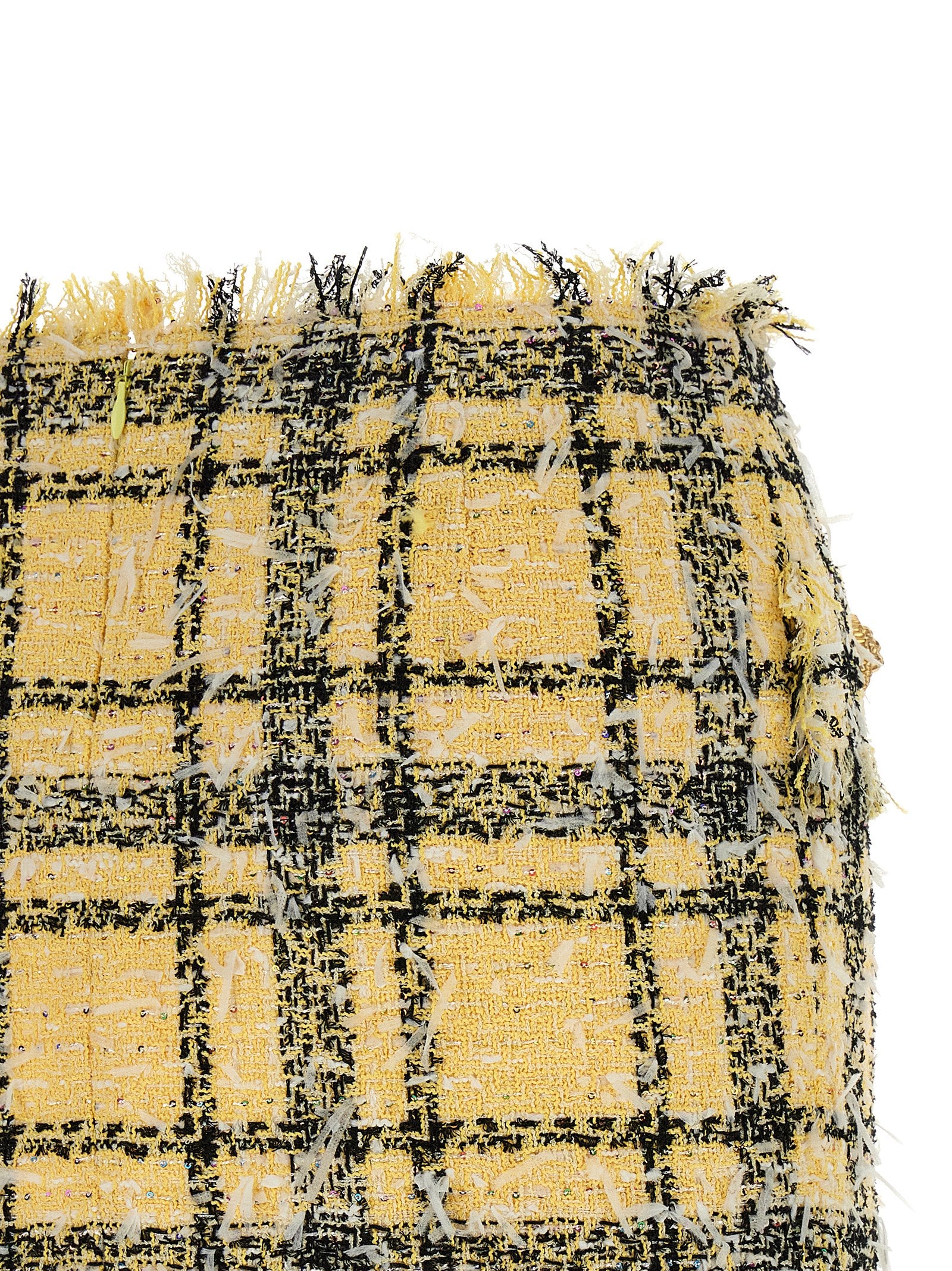 Balmain Lurex Tweed Skirt