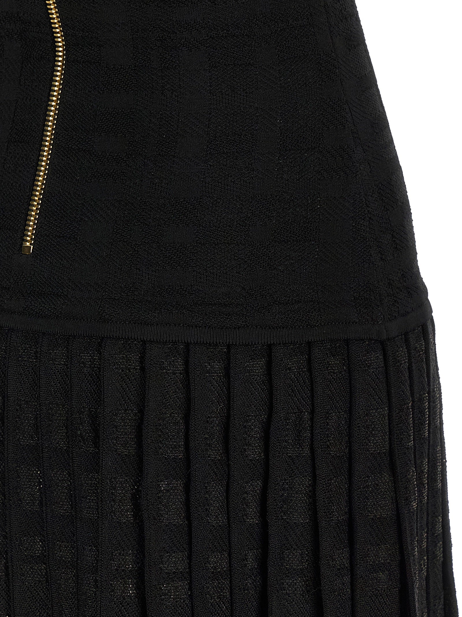Balmain Tartan Knit Dress