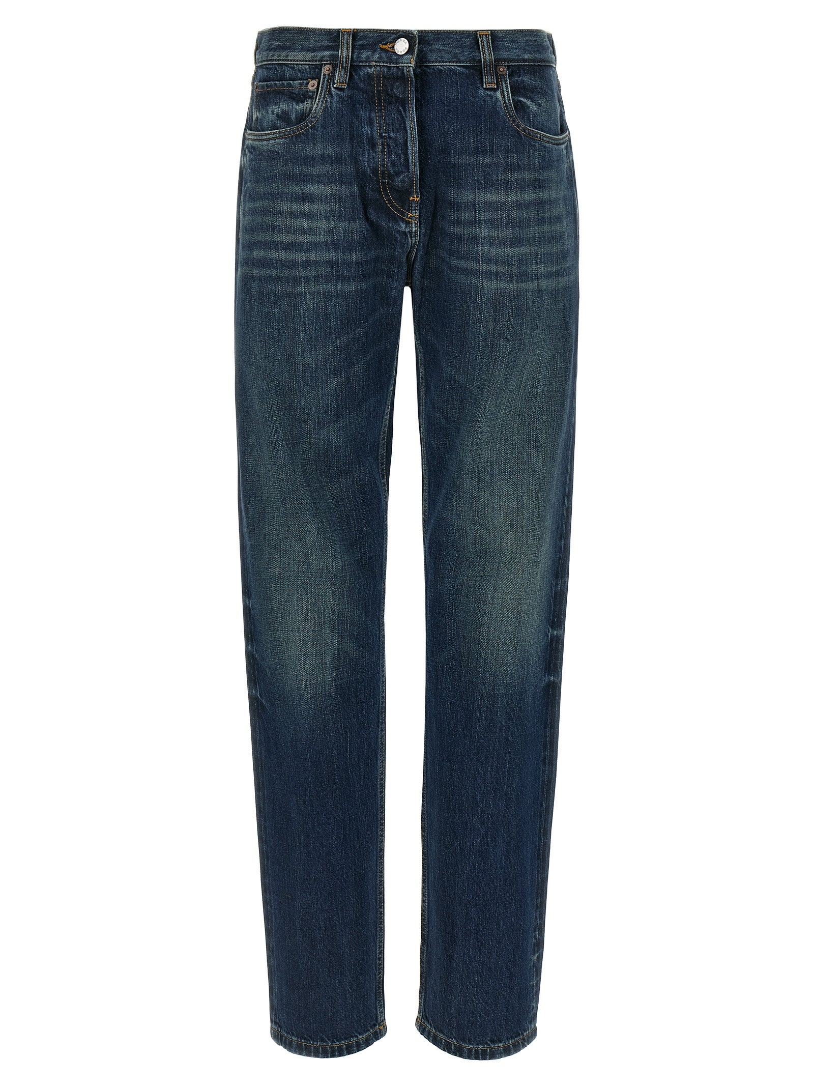 Prada Trompe L'Oeil Heart Jeans