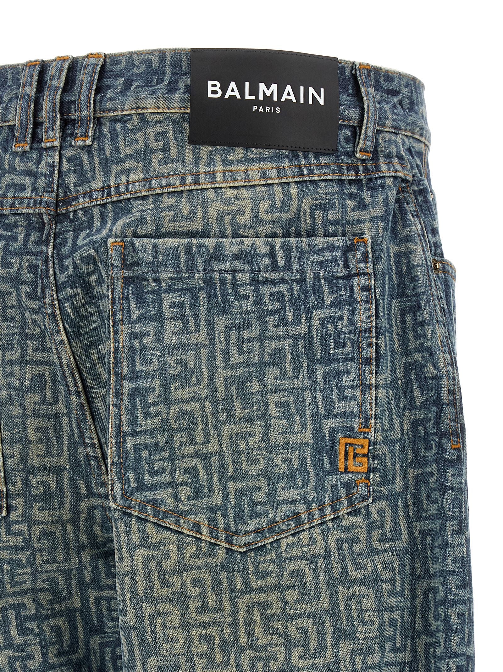 Balmain Jeans Monogram