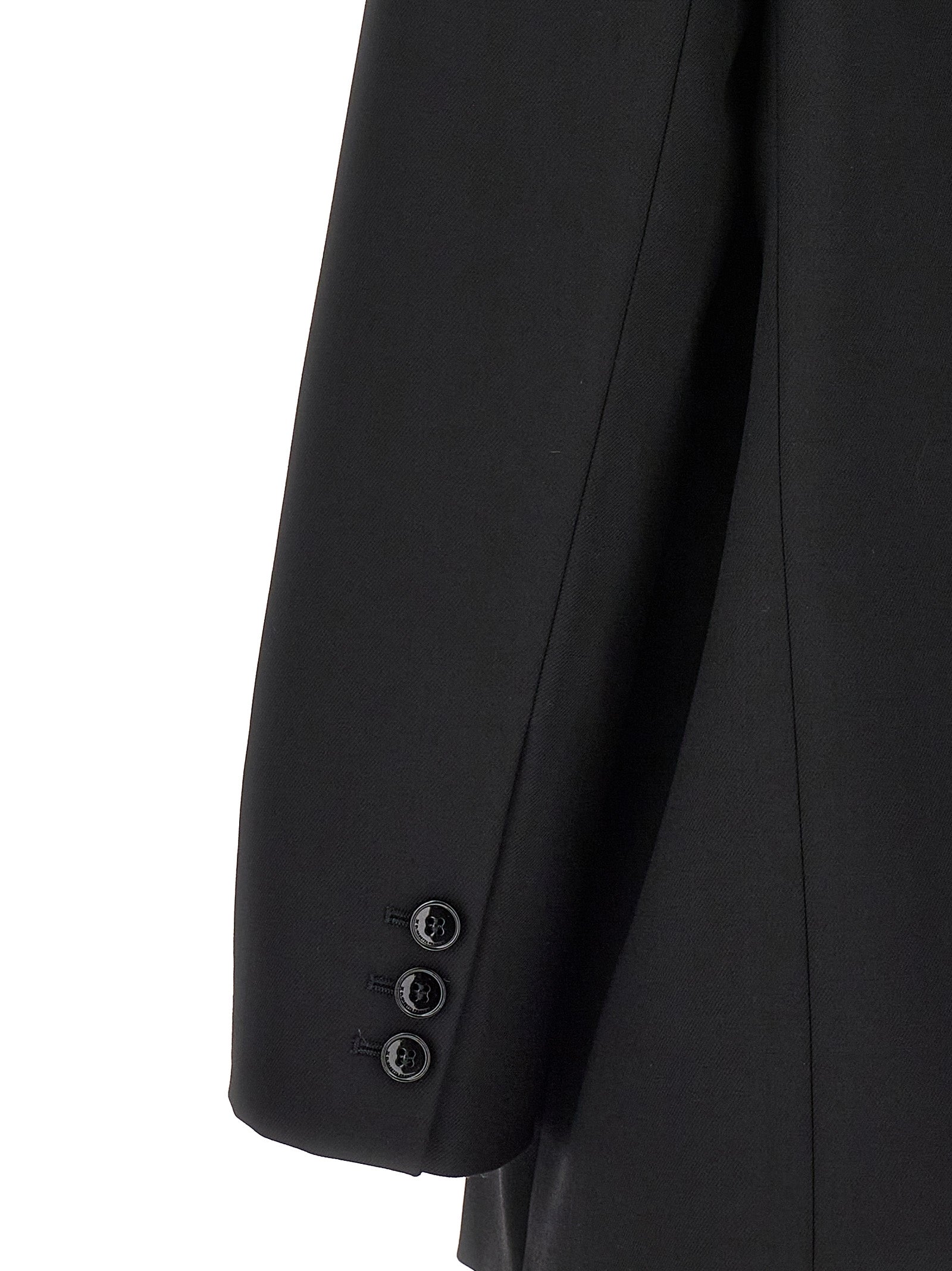 Elisabetta Franchi Double-Breasted Wool Blazer