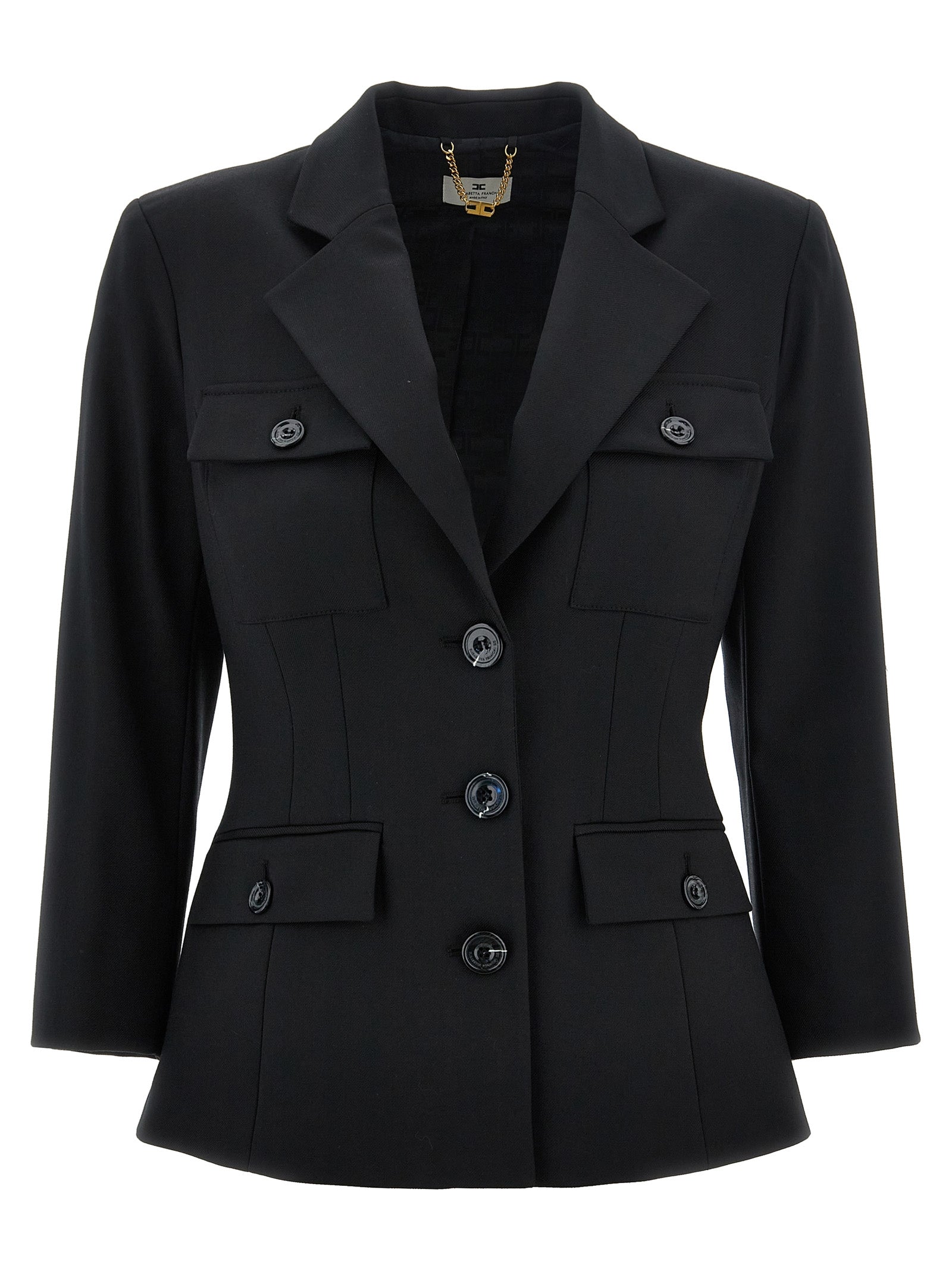 Elisabetta Franchi Single-Breasted Blazer