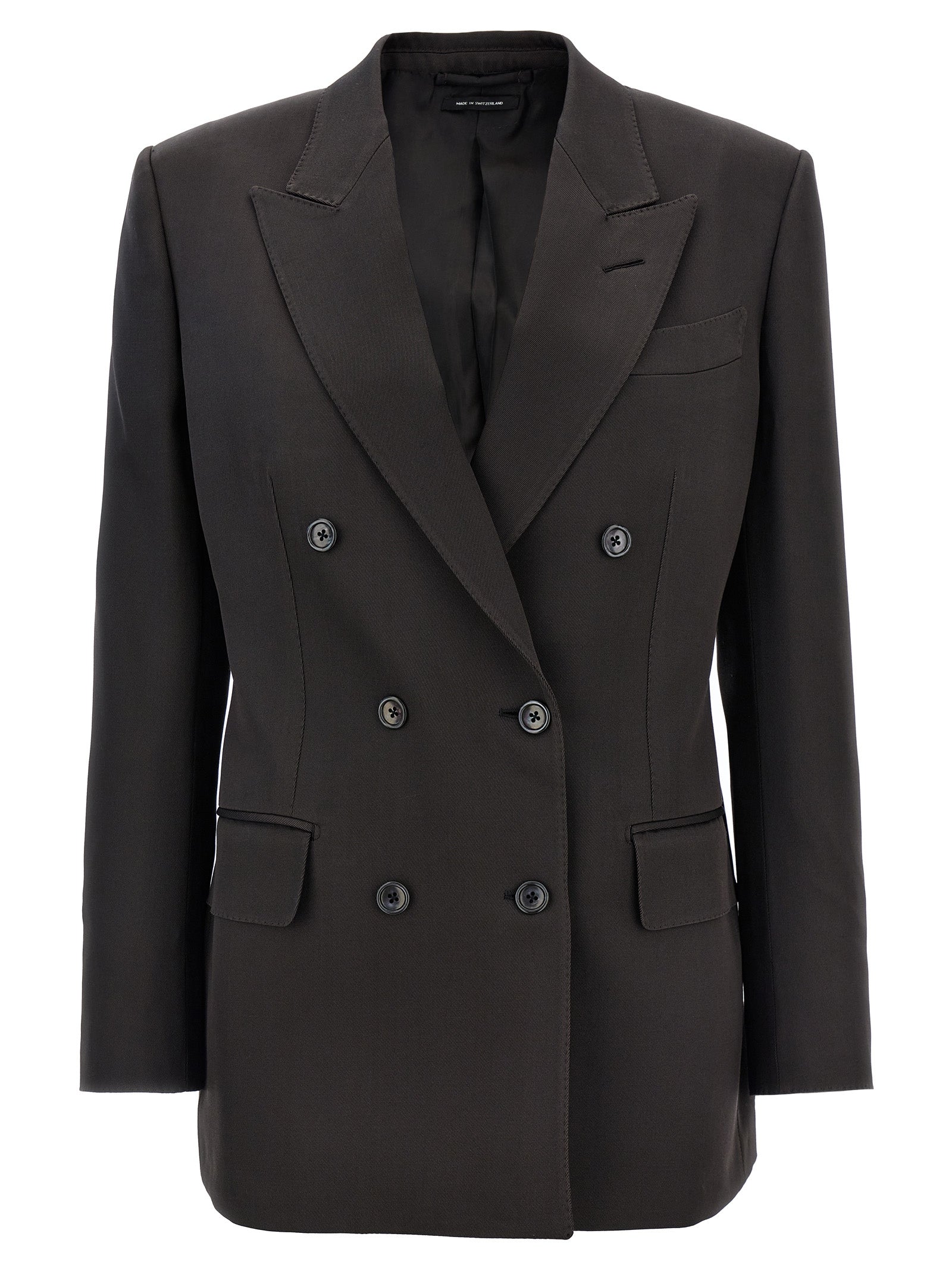 Tom Ford Twill Double-Breasted Blazer