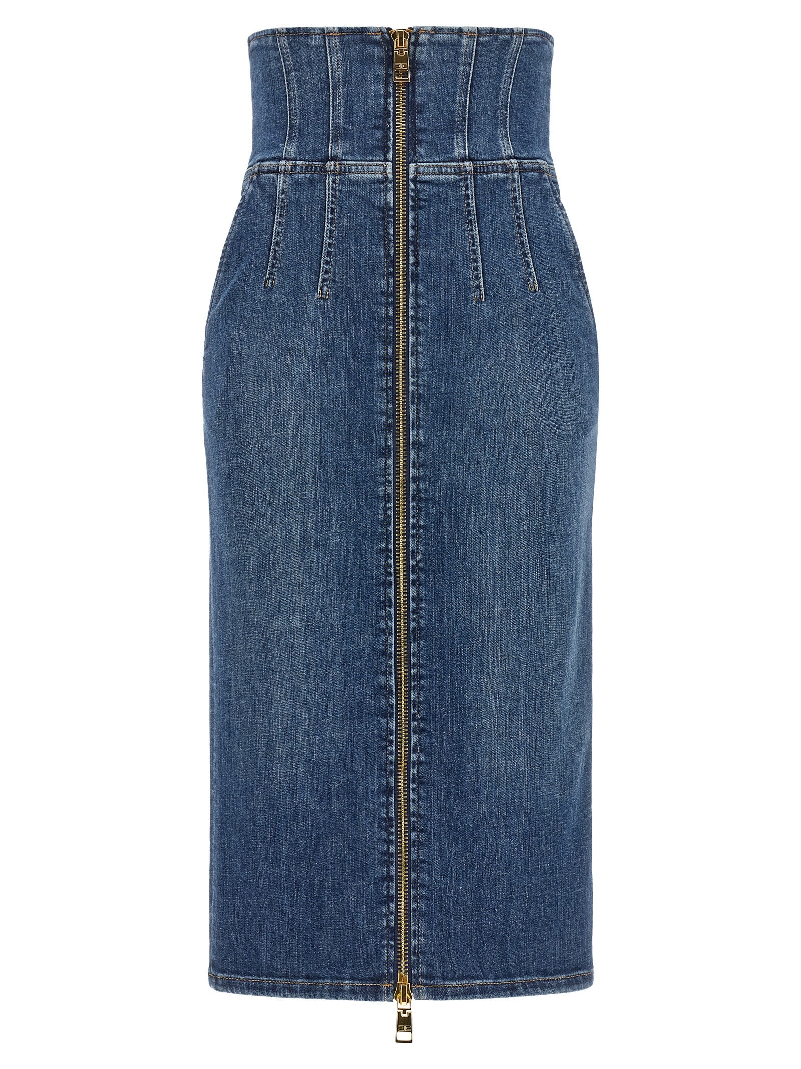 Elisabetta Franchi Denim Skirt