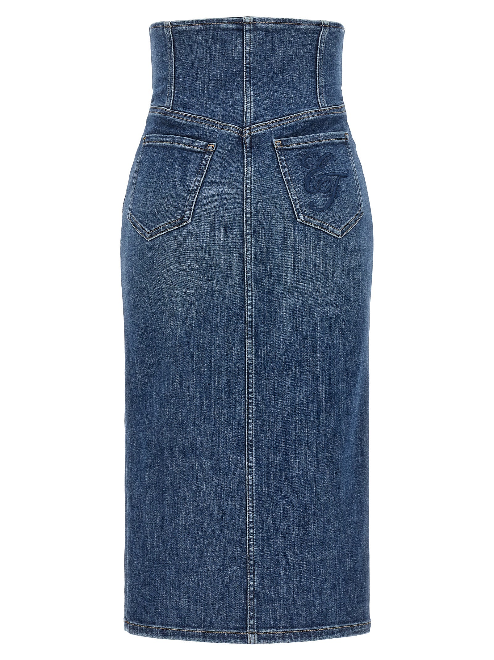 Elisabetta Franchi Denim Skirt