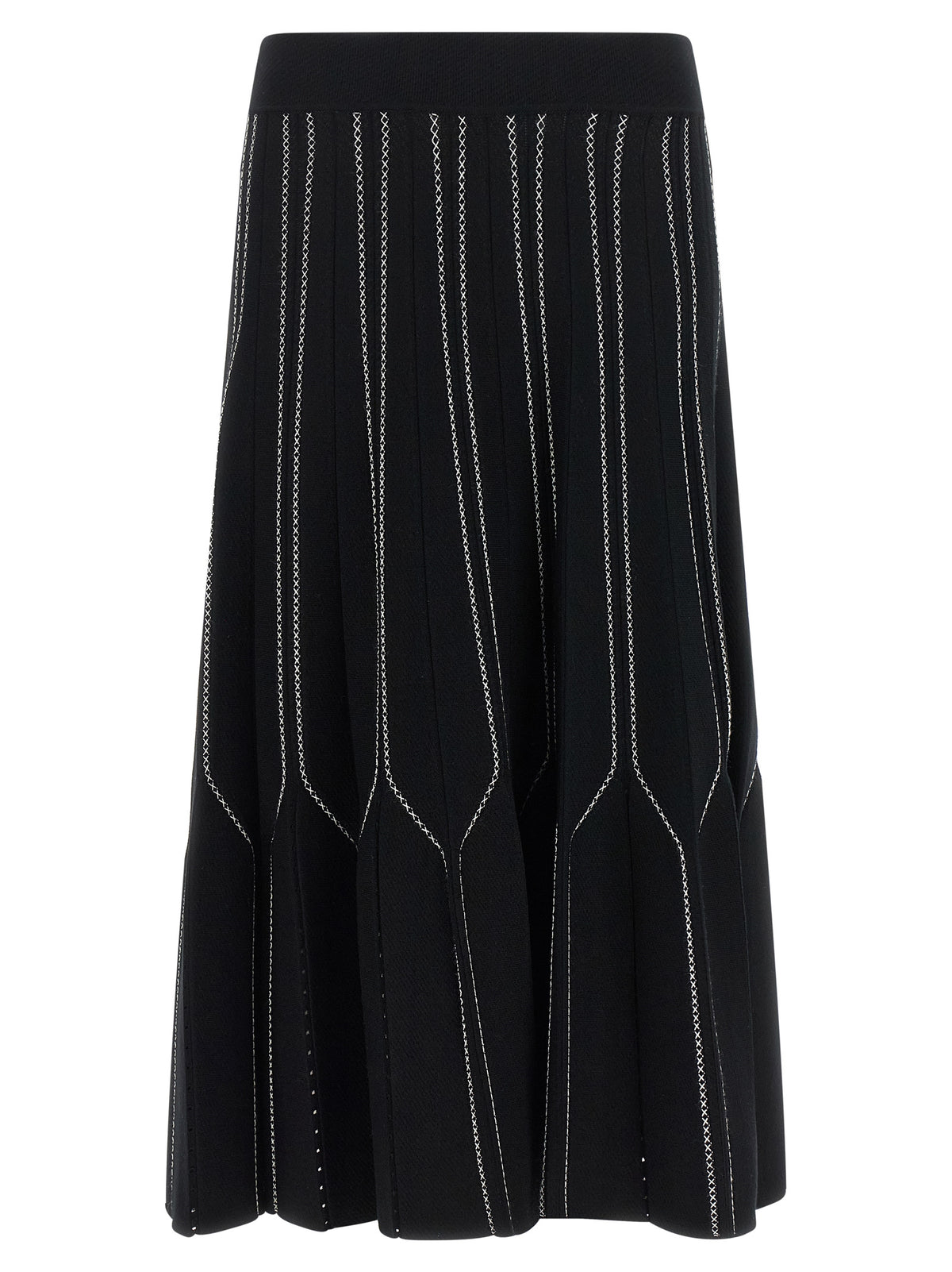 Elisabetta Franchi Origami Knit Skirt