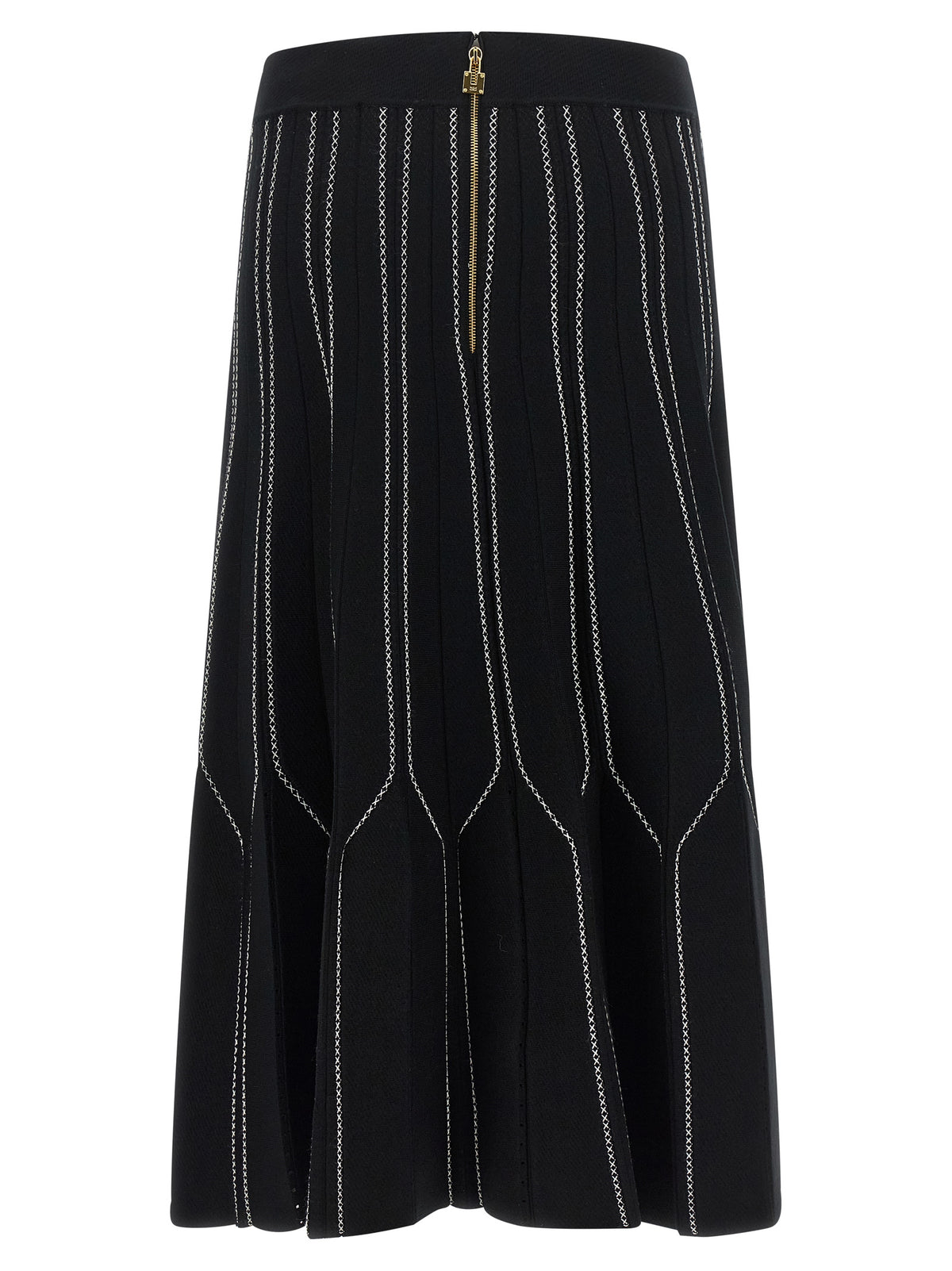 Elisabetta Franchi Origami Knit Skirt