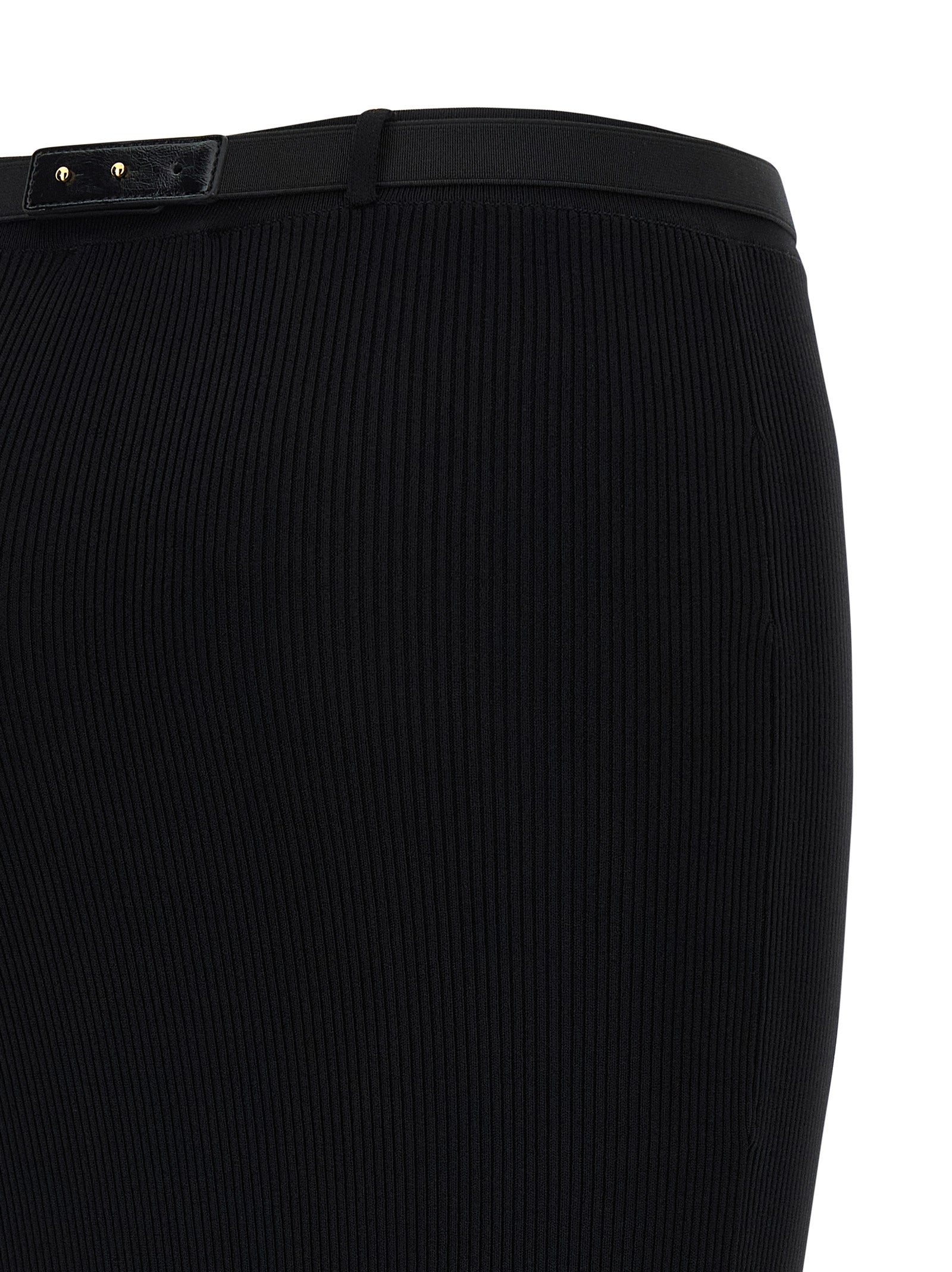 Elisabetta Franchi Ribbed Knit Skirt