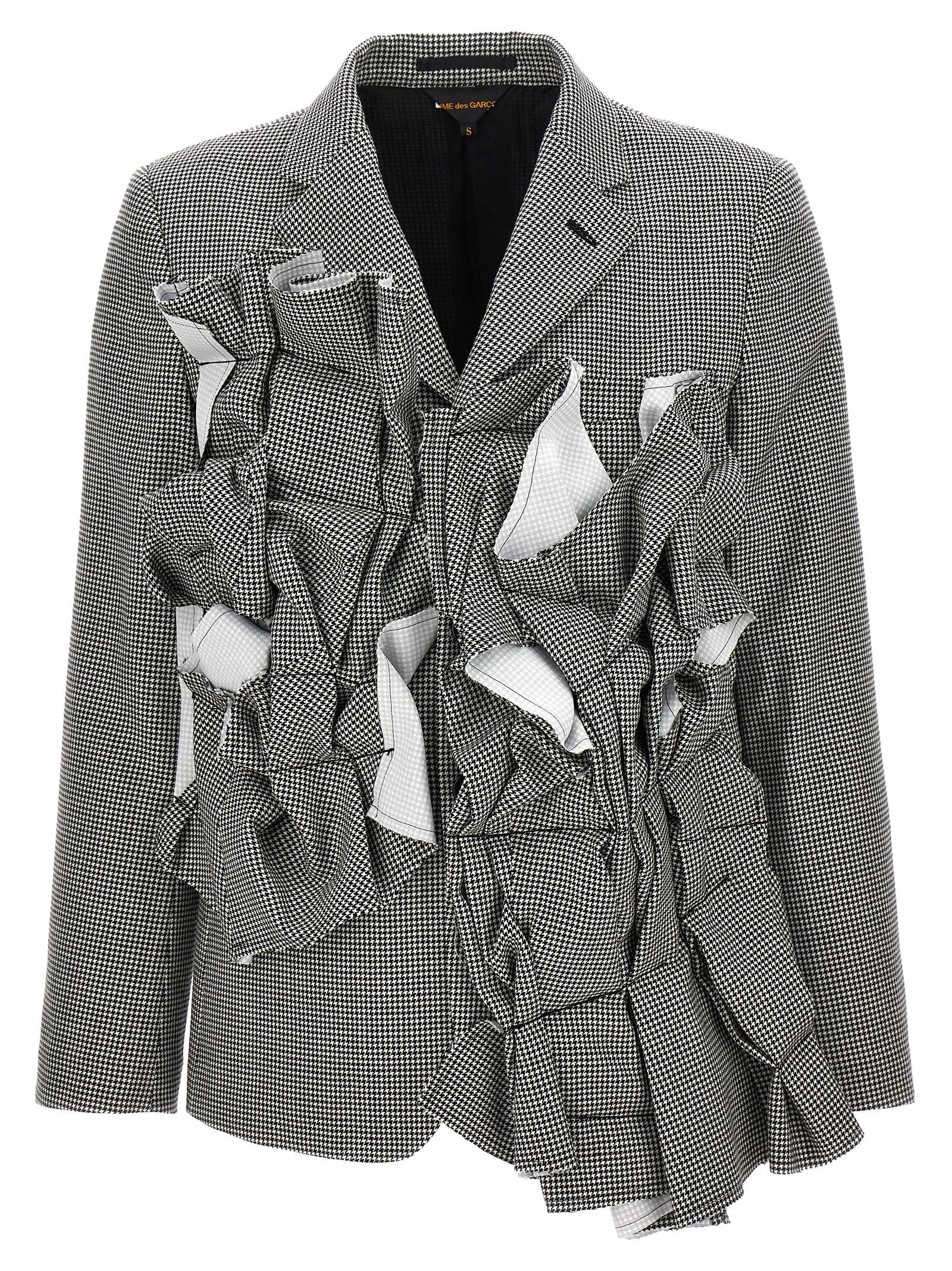 Comme Des Garçons Blazer Ruffles