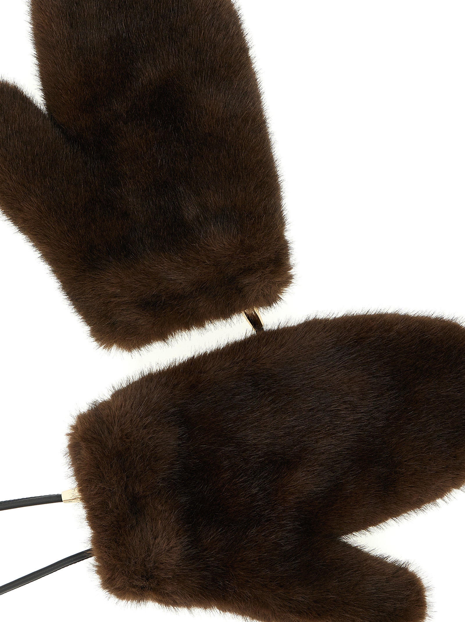 Lou Andrea Mittens With Cord