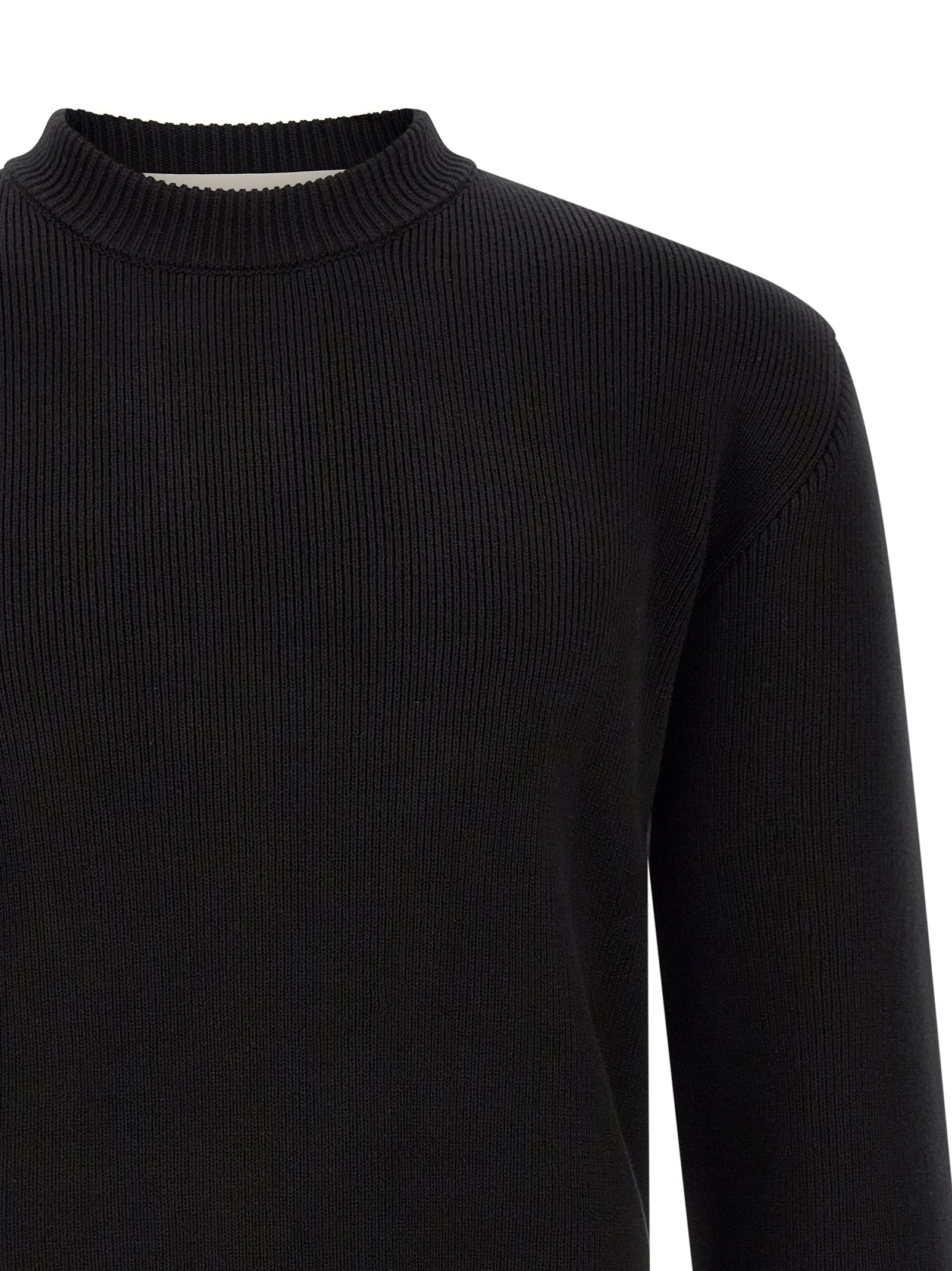 Golden Goose Ribbed Sweater With Logo