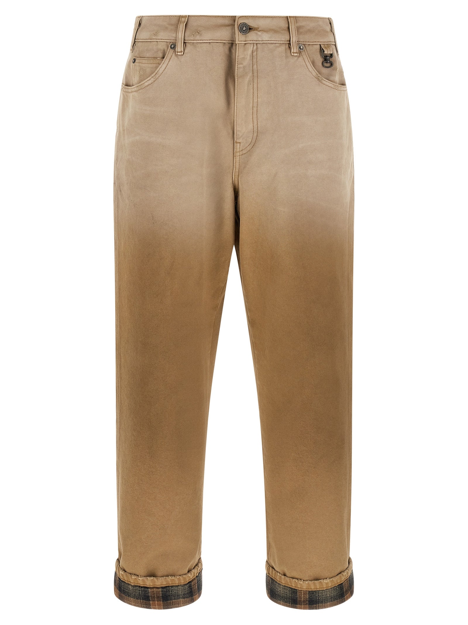 Golden Goose Journey Russell Trousers With Check Lapels