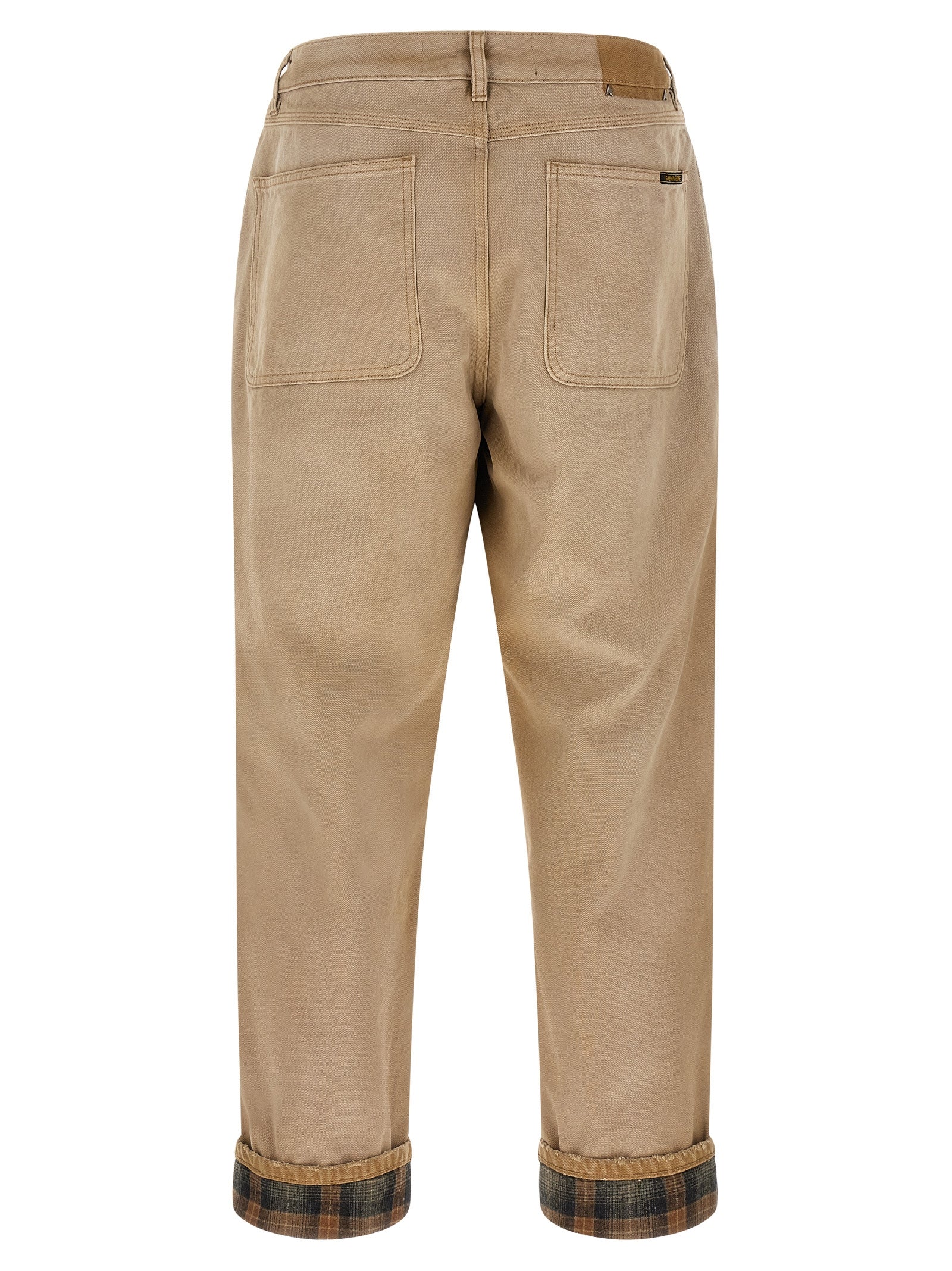 Golden Goose Journey Russell Trousers With Check Lapels