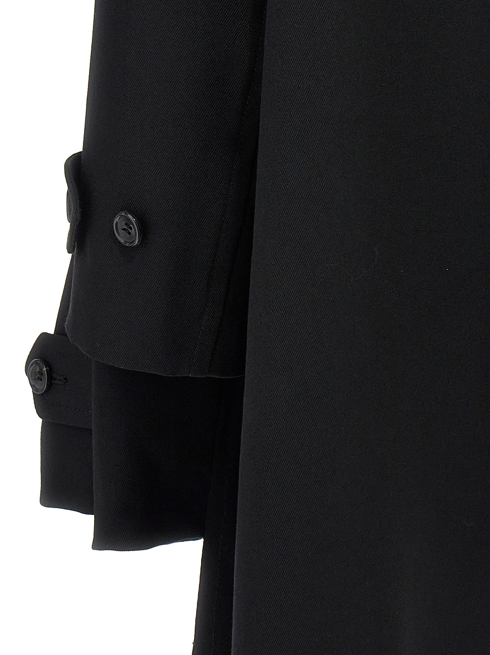 Comme Des Garçons Double-Breasted Coat 4 Sleeves