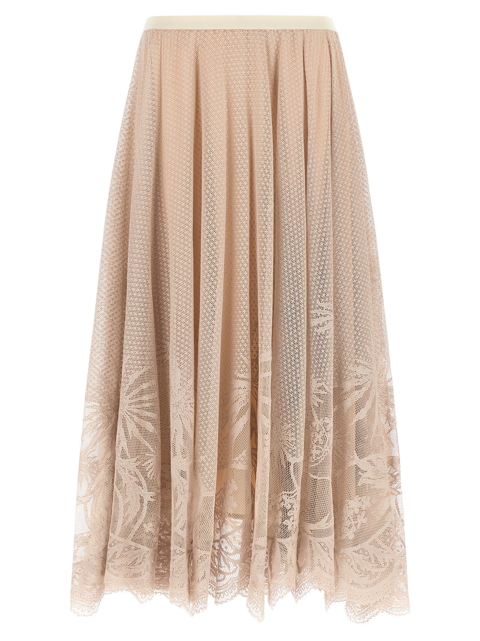 Fabiana Filippi Jacquard Lace Skirt