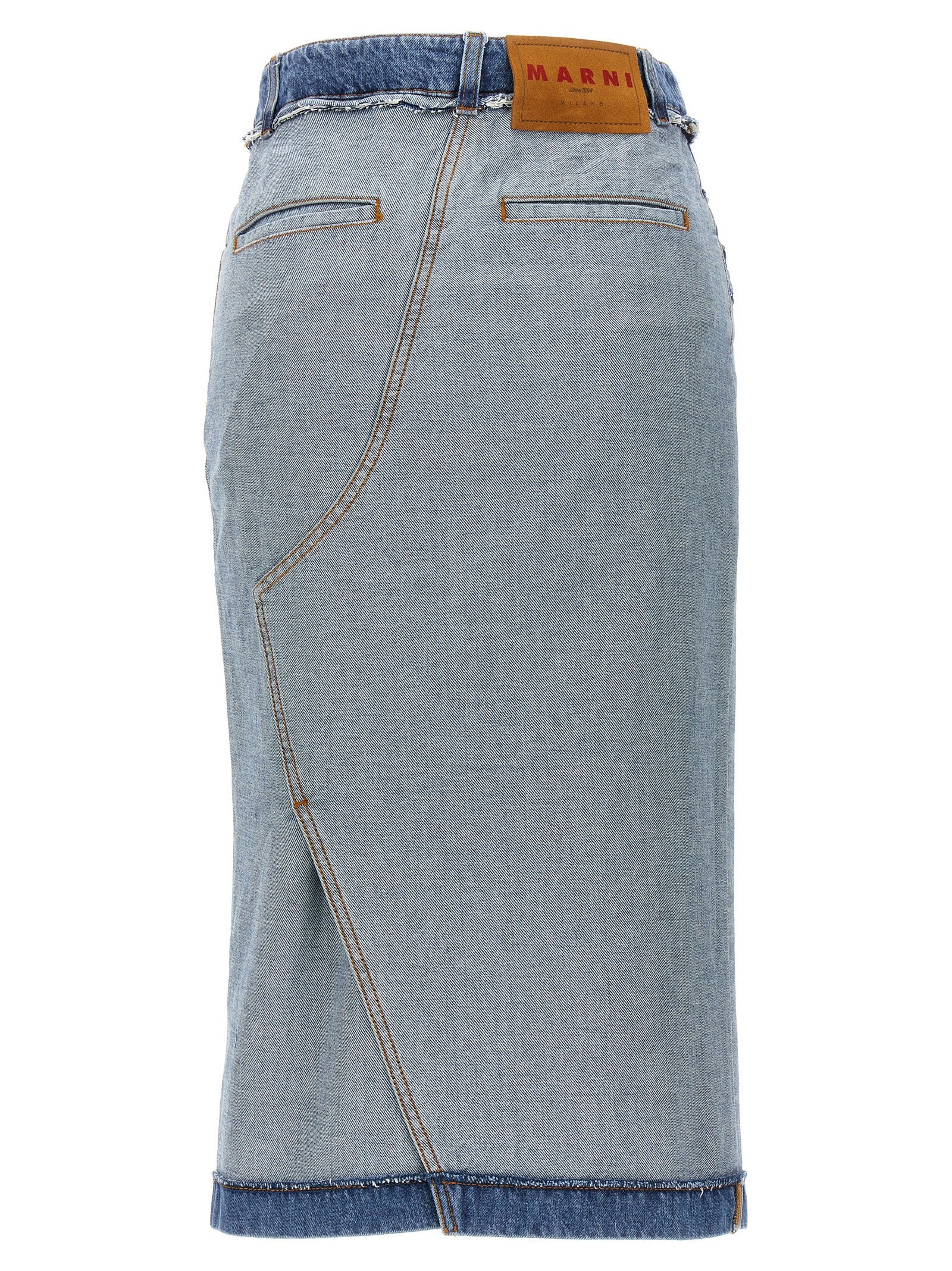 Marni Denim Midi Skirt