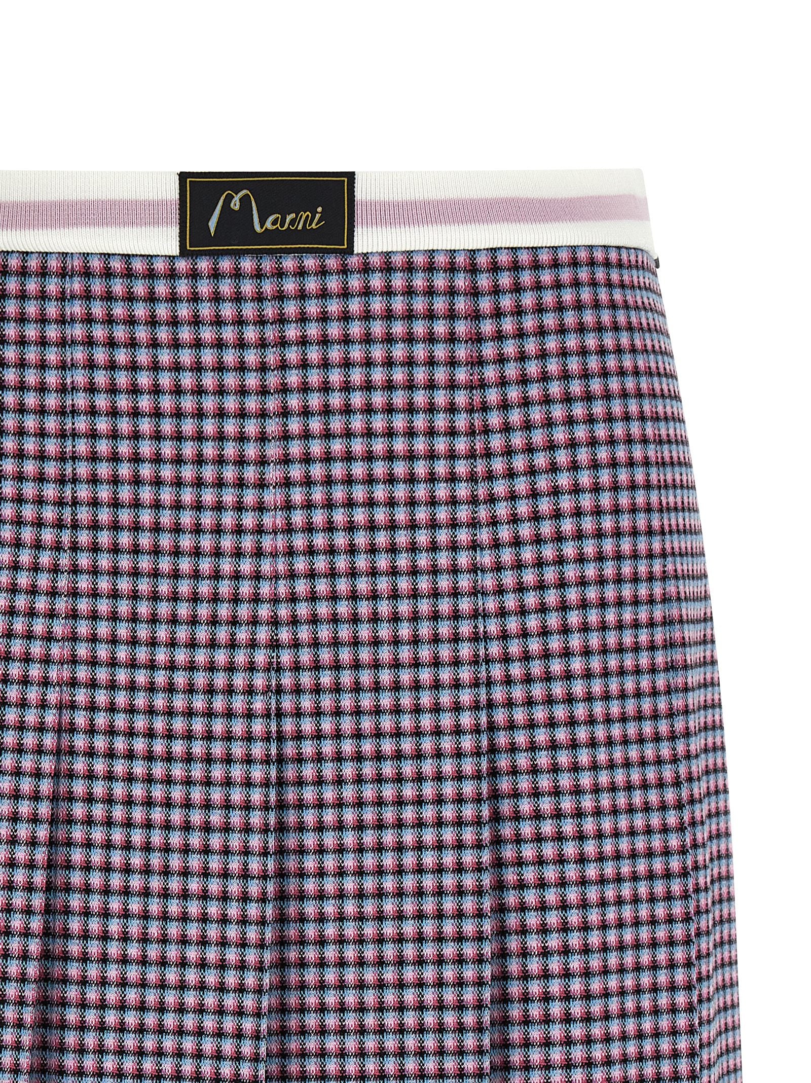Marni Houndstooth Skirt